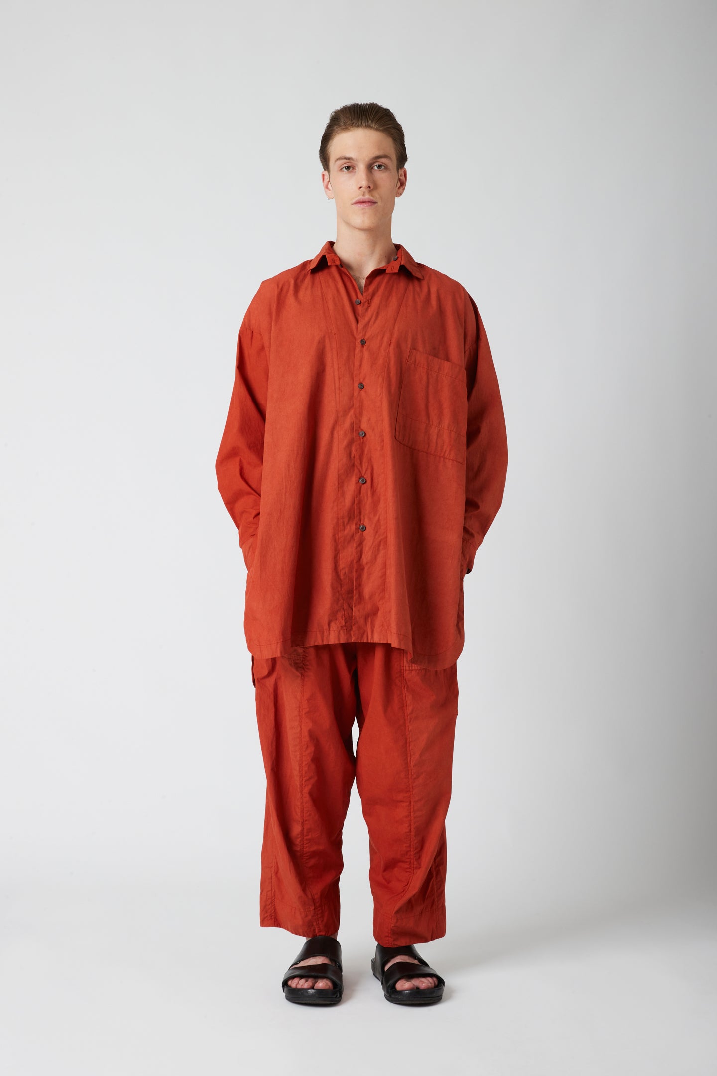 Oversized shirt - Coated cotton