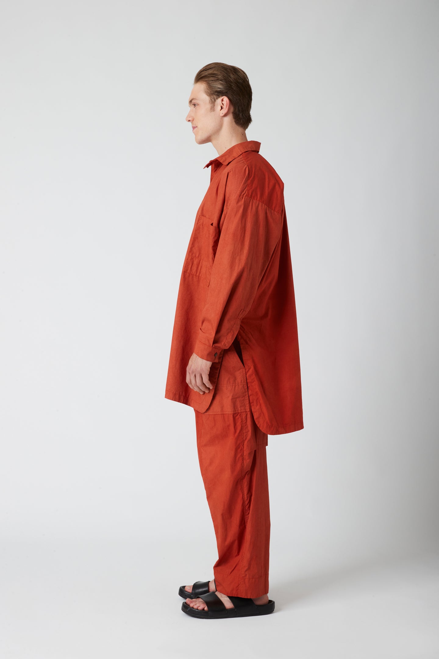 Oversized shirt - Coated cotton