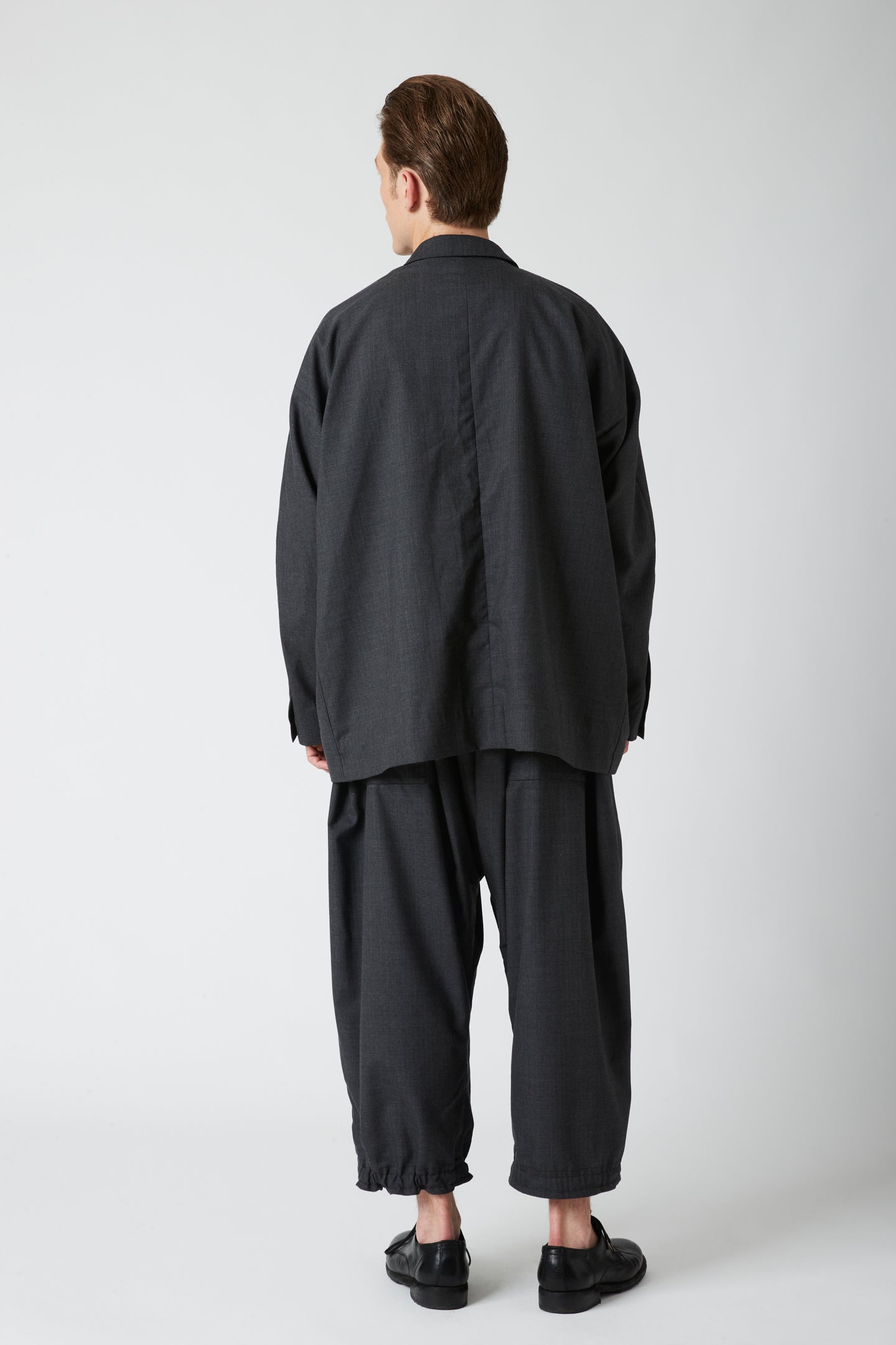 Tailored jacket - Grey pinstripe wool