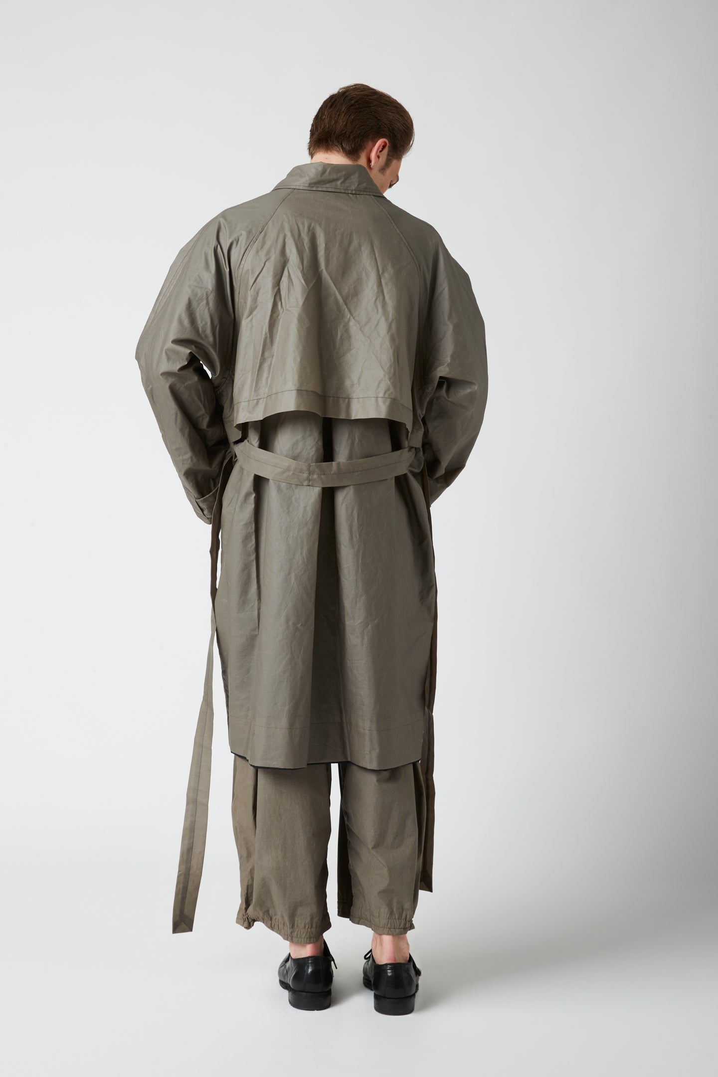 Mid length coat - Waxed cotton