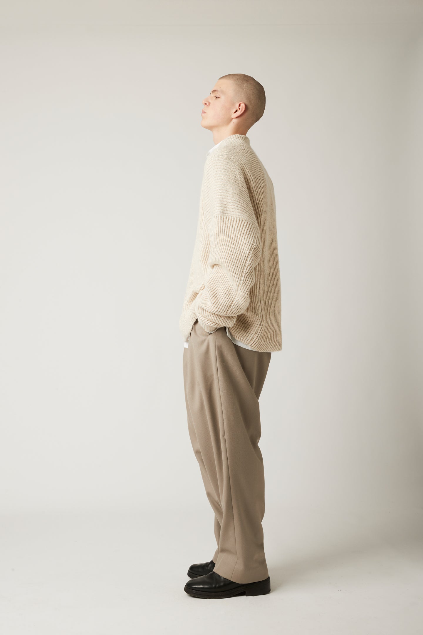 Fisherman knit - Baby alpaca/linen/silk