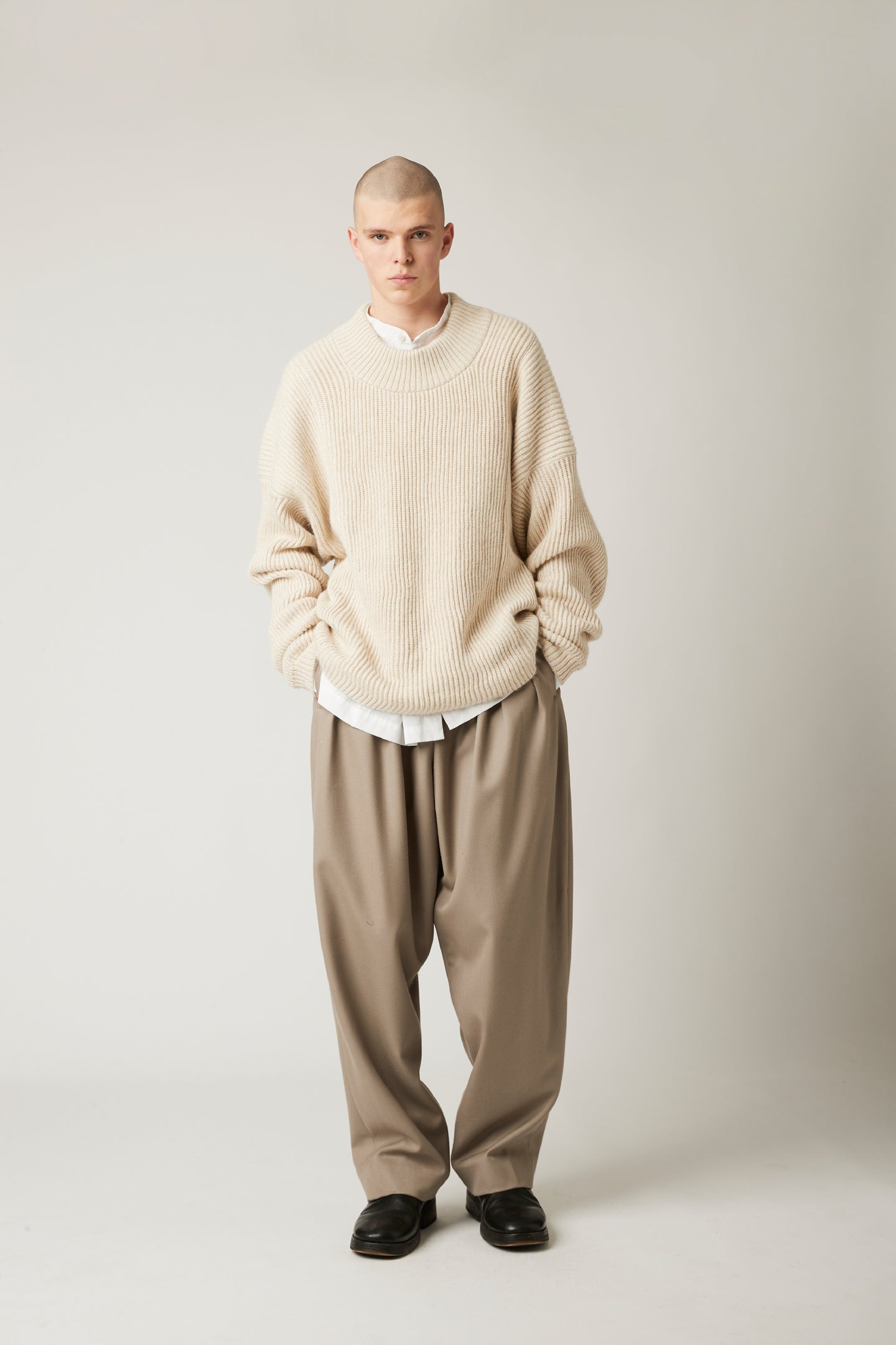 Fisherman knit - Baby alpaca/linen/silk