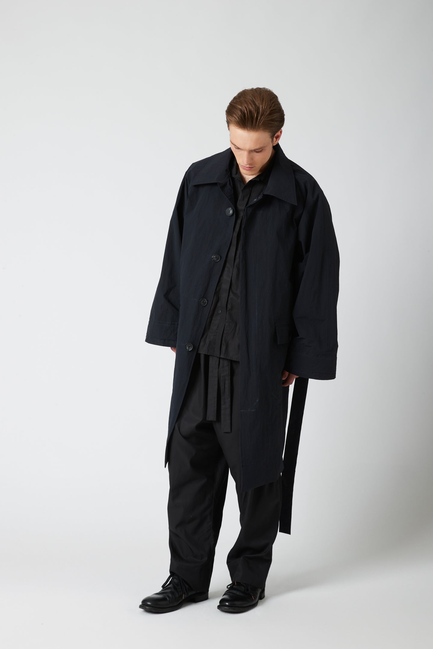 Mid length coat - Salt shrunk nylon