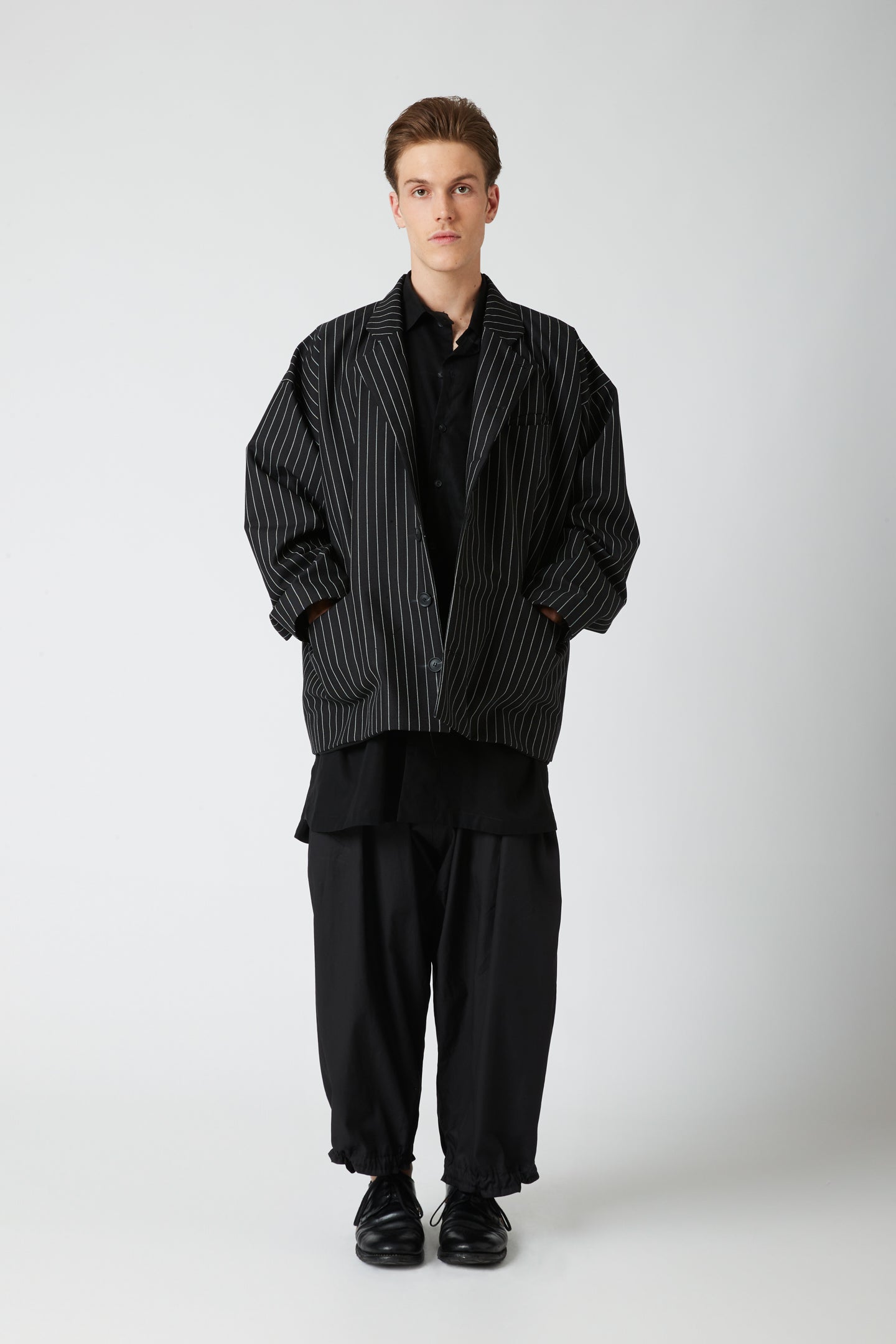 Tailored jacket - Pinstripe wool mohair