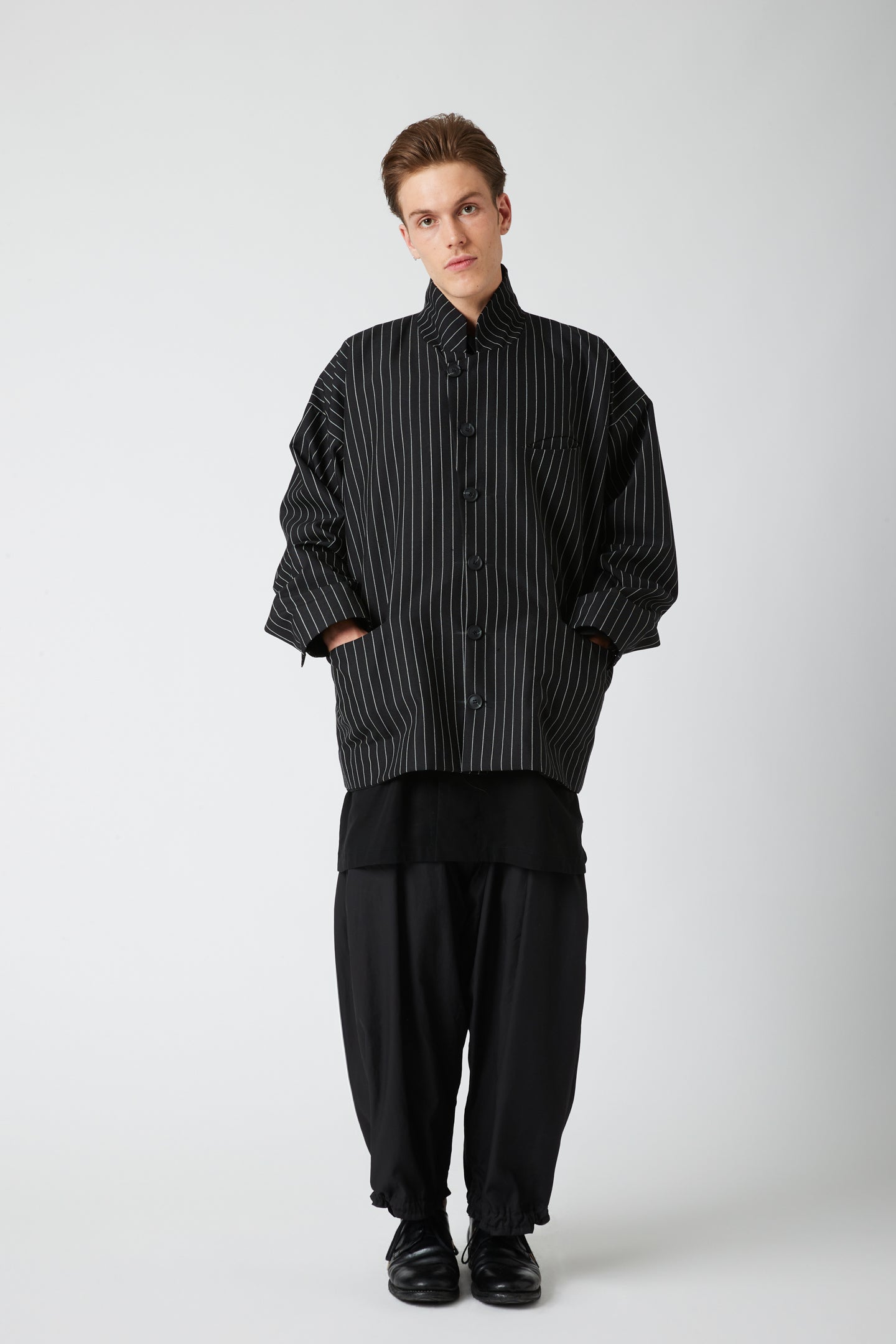 Tailored jacket - Pinstripe wool mohair
