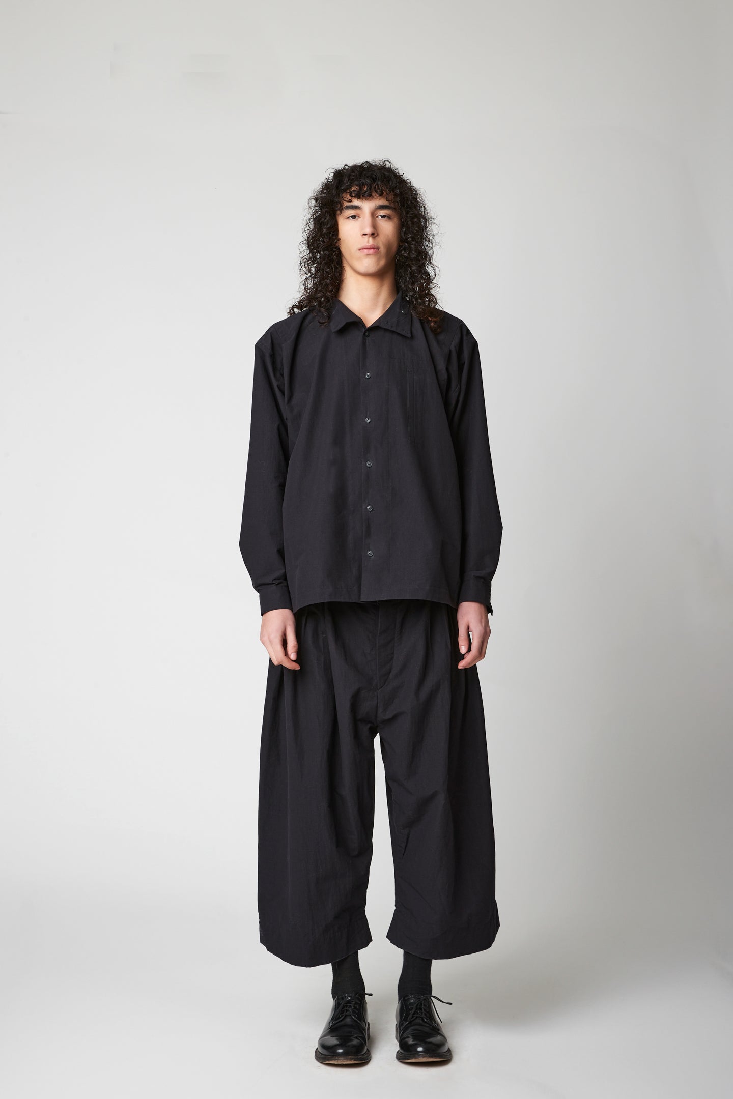 Volendam trouser - Cotton Wool crossgrain