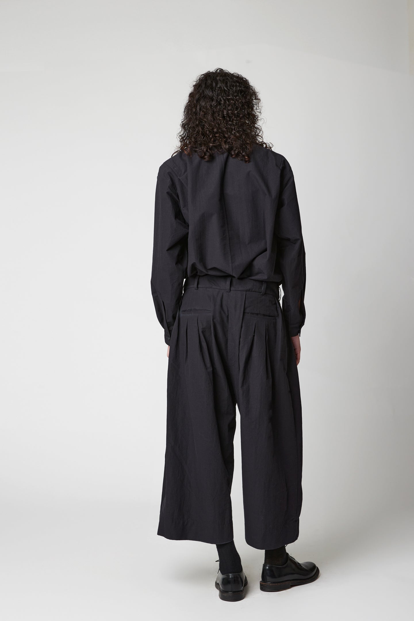 Volendam trouser - Cotton Wool crossgrain