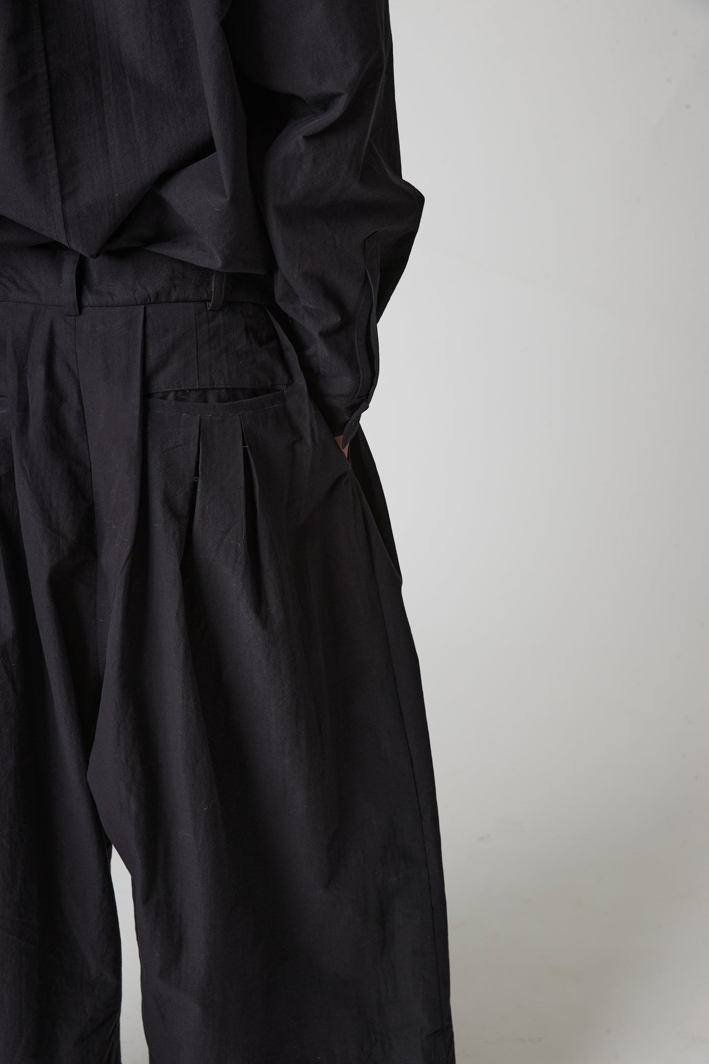 Volendam trouser - Cotton Wool crossgrain