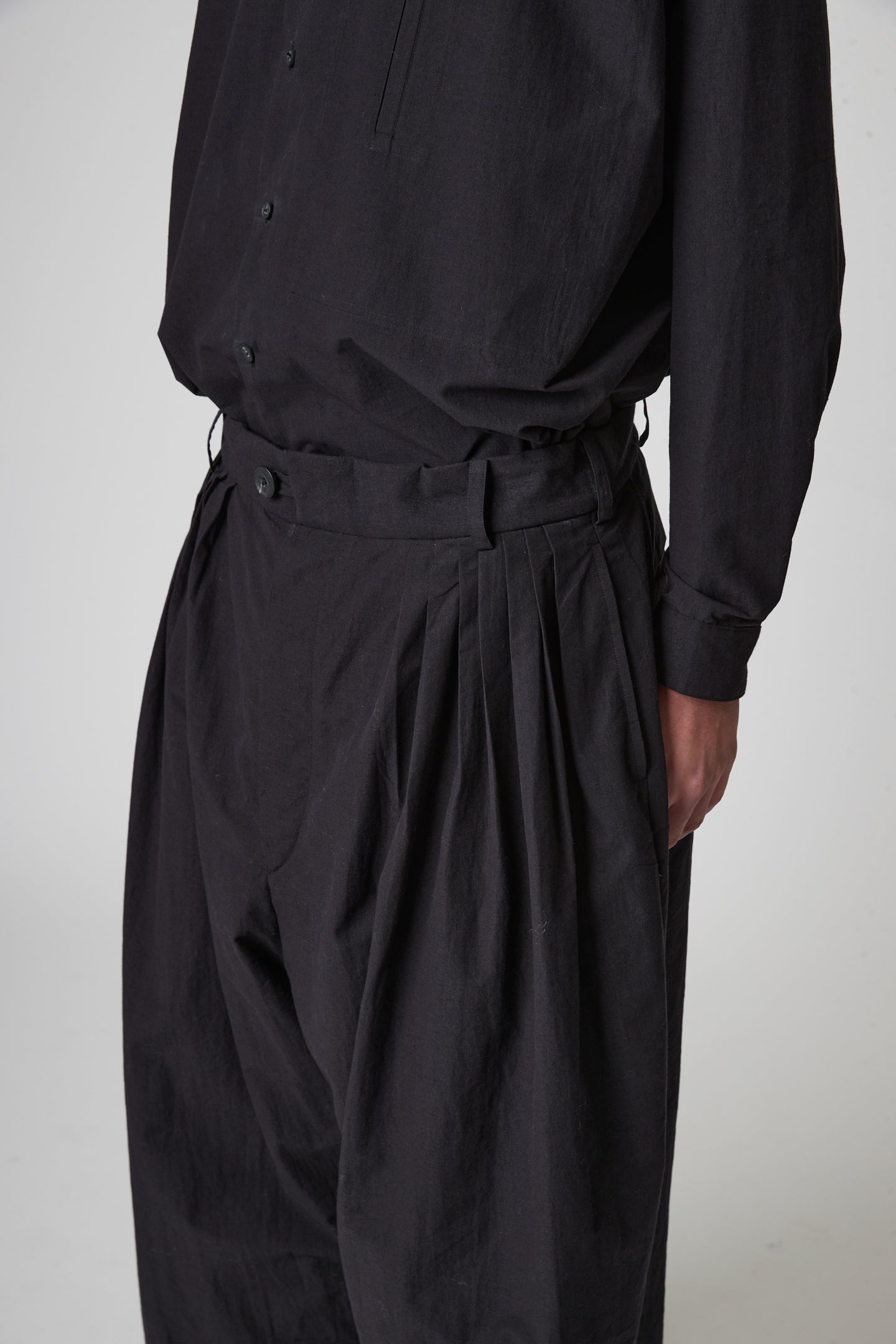 Volendam trouser - Cotton Wool crossgrain