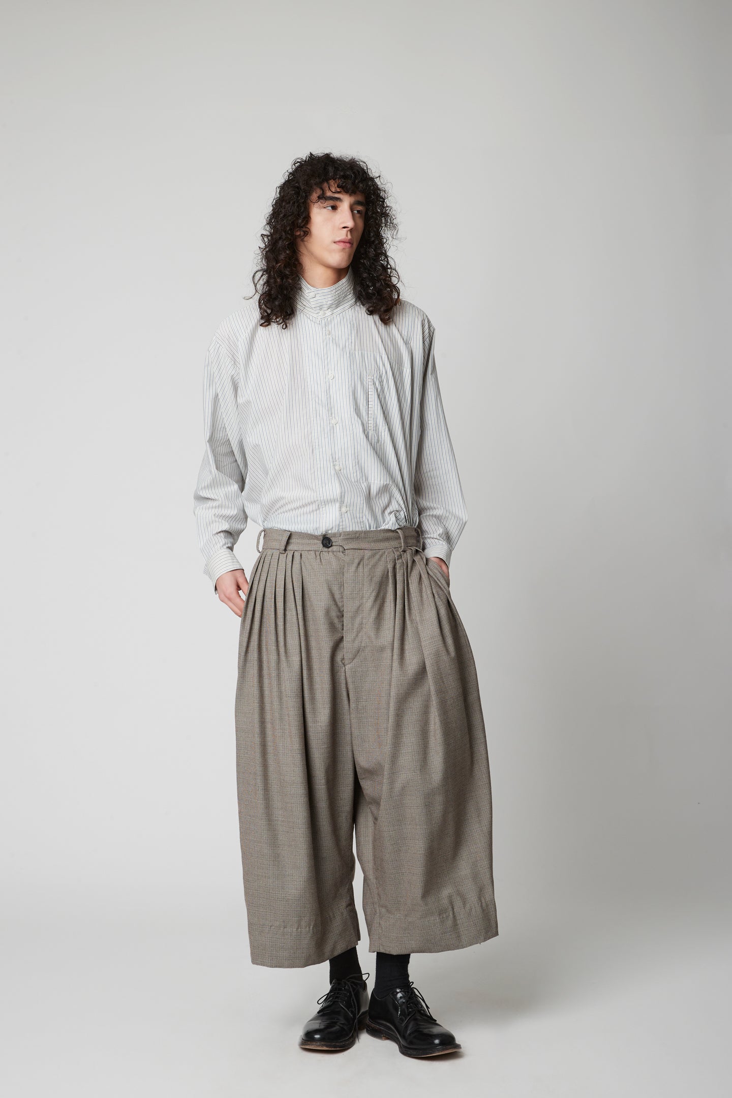 Volendam trouser - 100's Houndstooth Wool