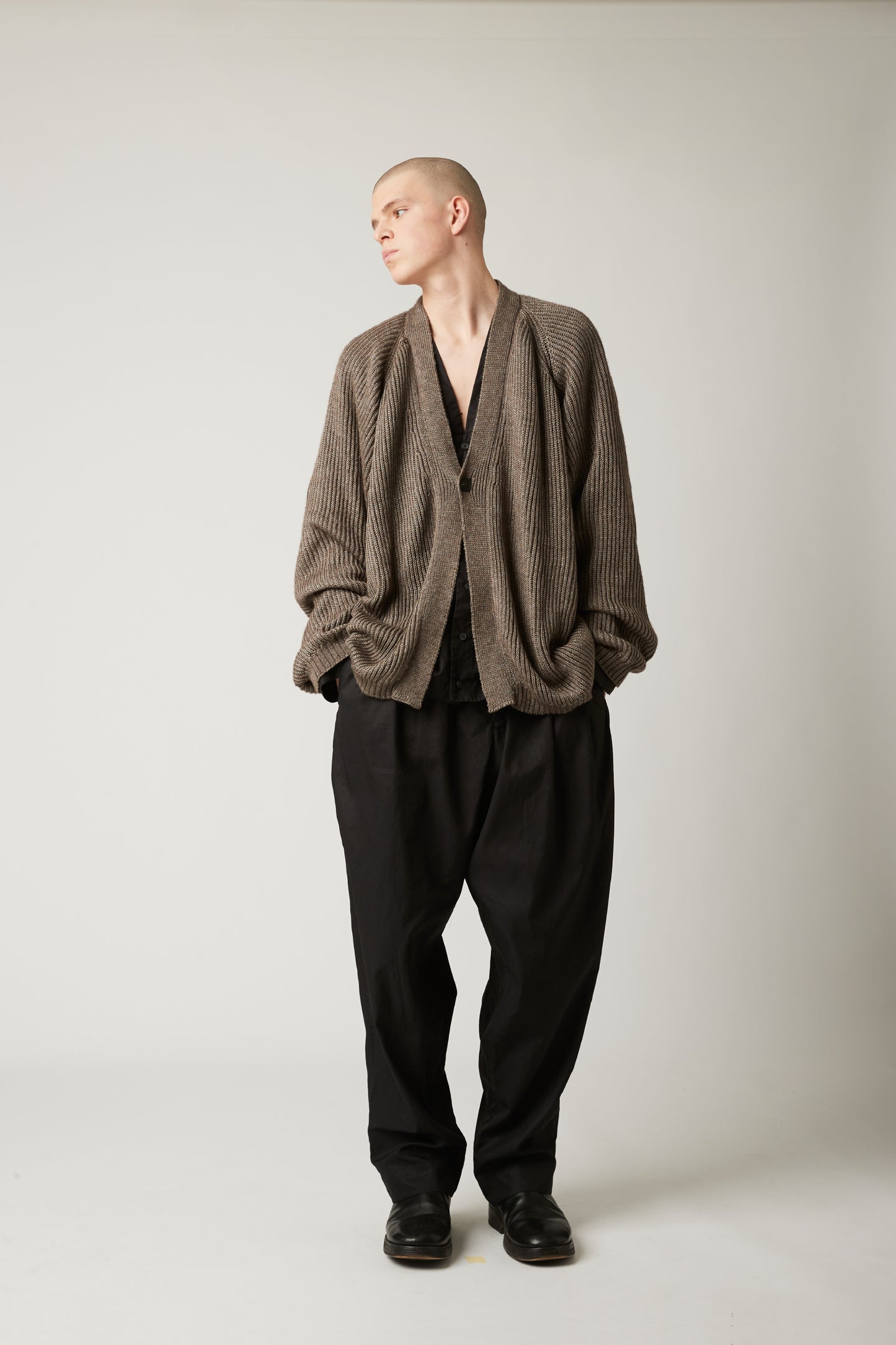 Grandpa cardigan - Yak/silk