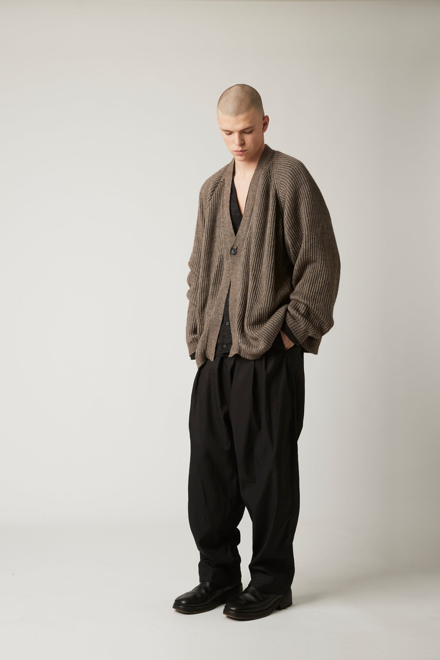 Grandpa cardigan - Yak/silk