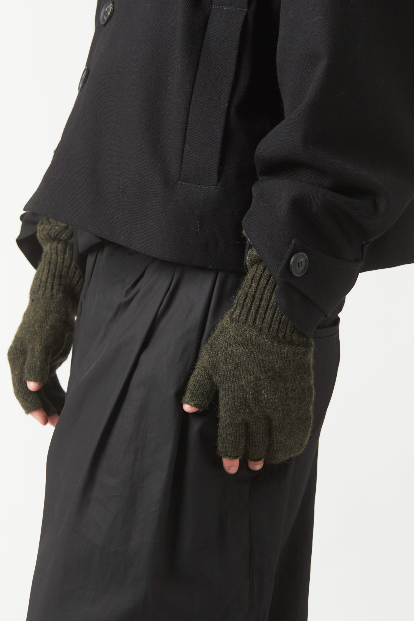 Trigger gloves - Baby alpaca/linen/silk