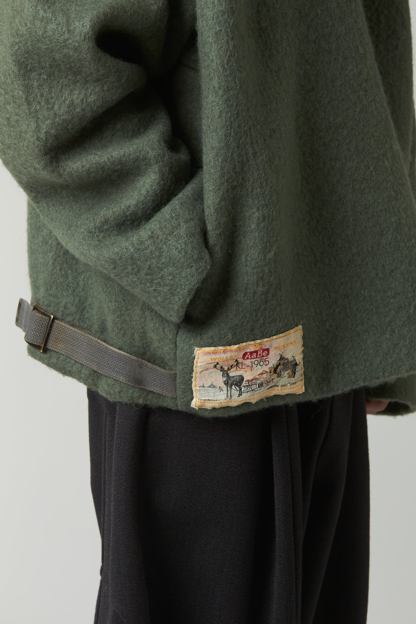 Pullover - Upcycled vintage Dutch army blanket