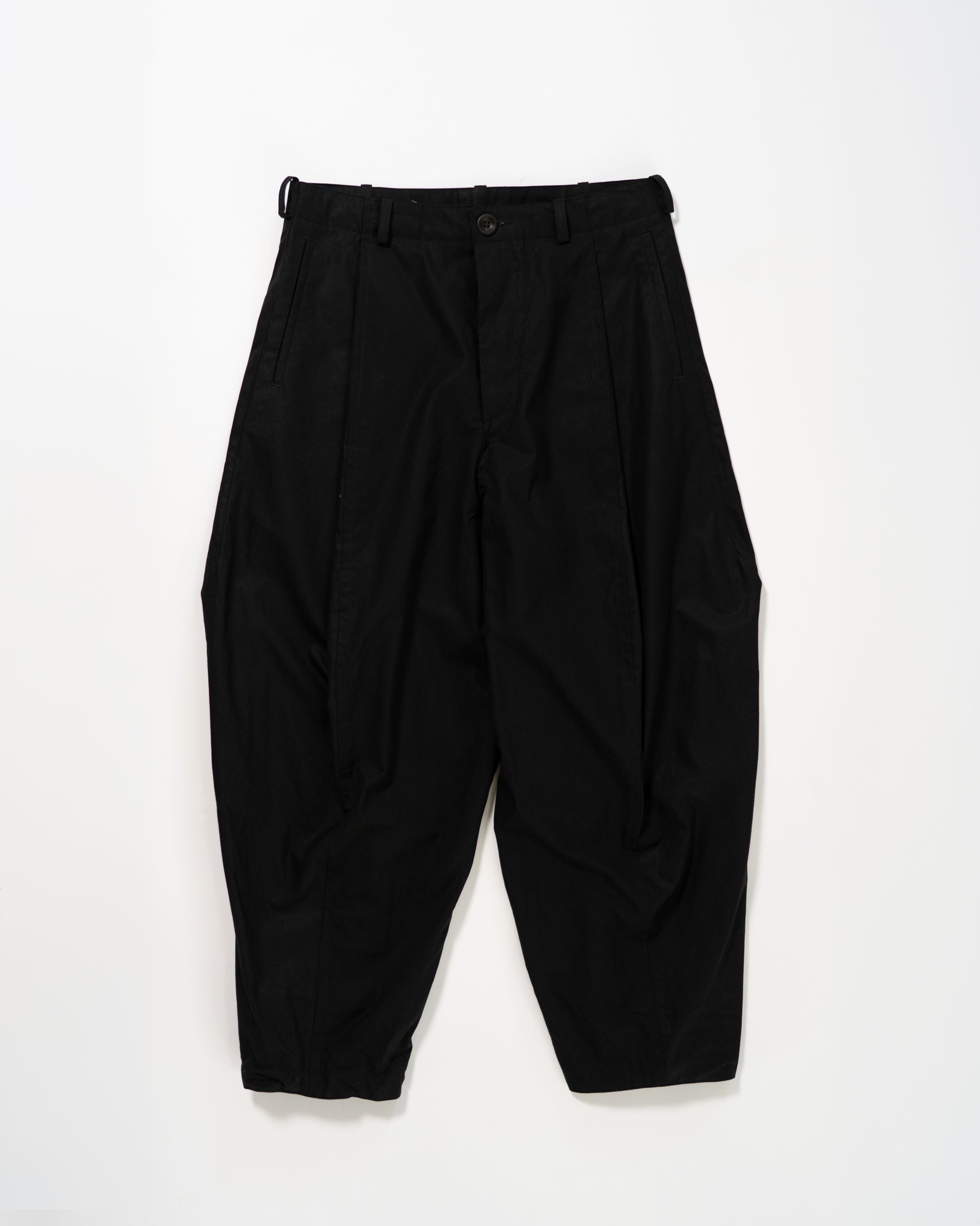 Balloon trouser - Black Cotton