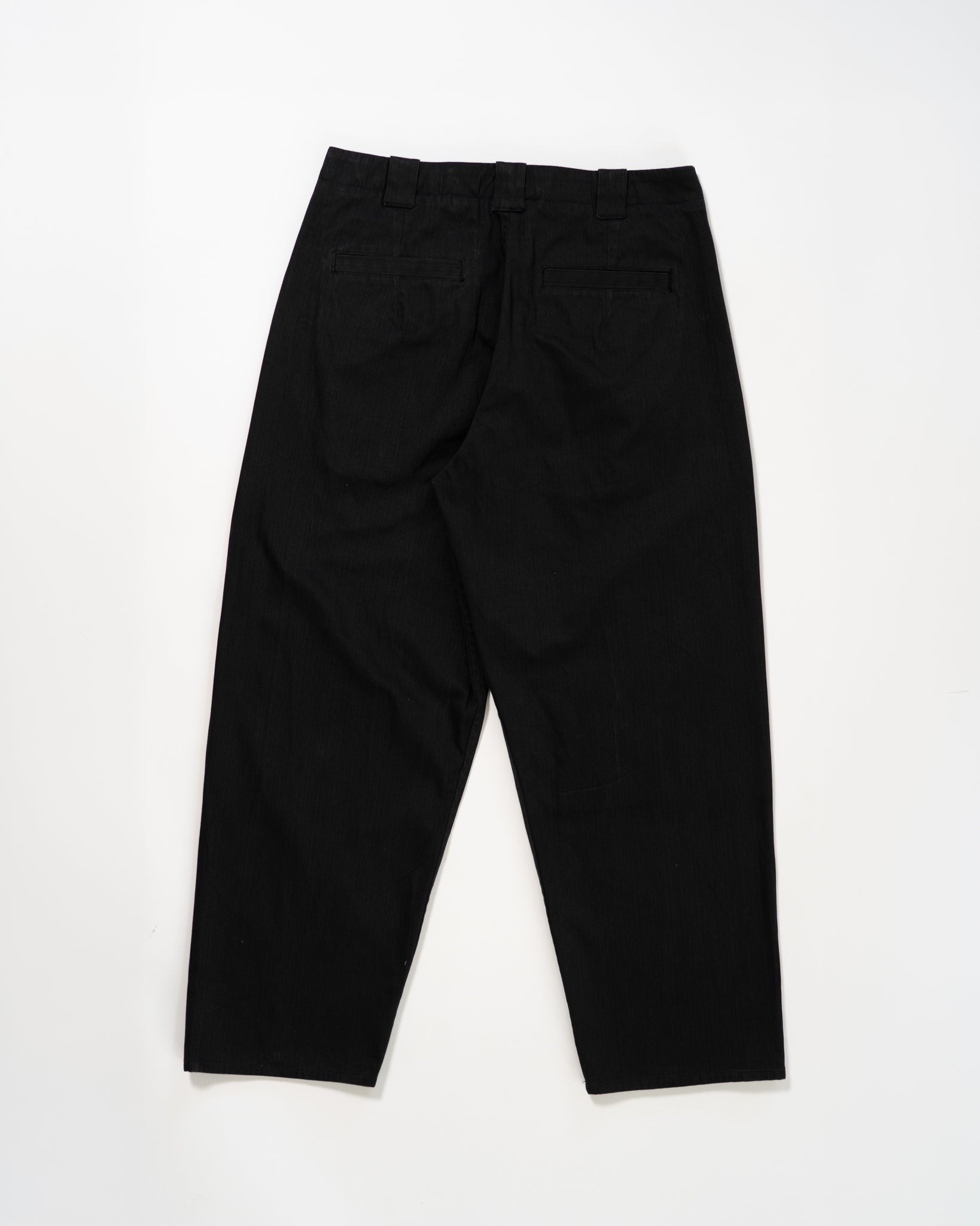 Worker Trouser - Black Cotton Canvas
