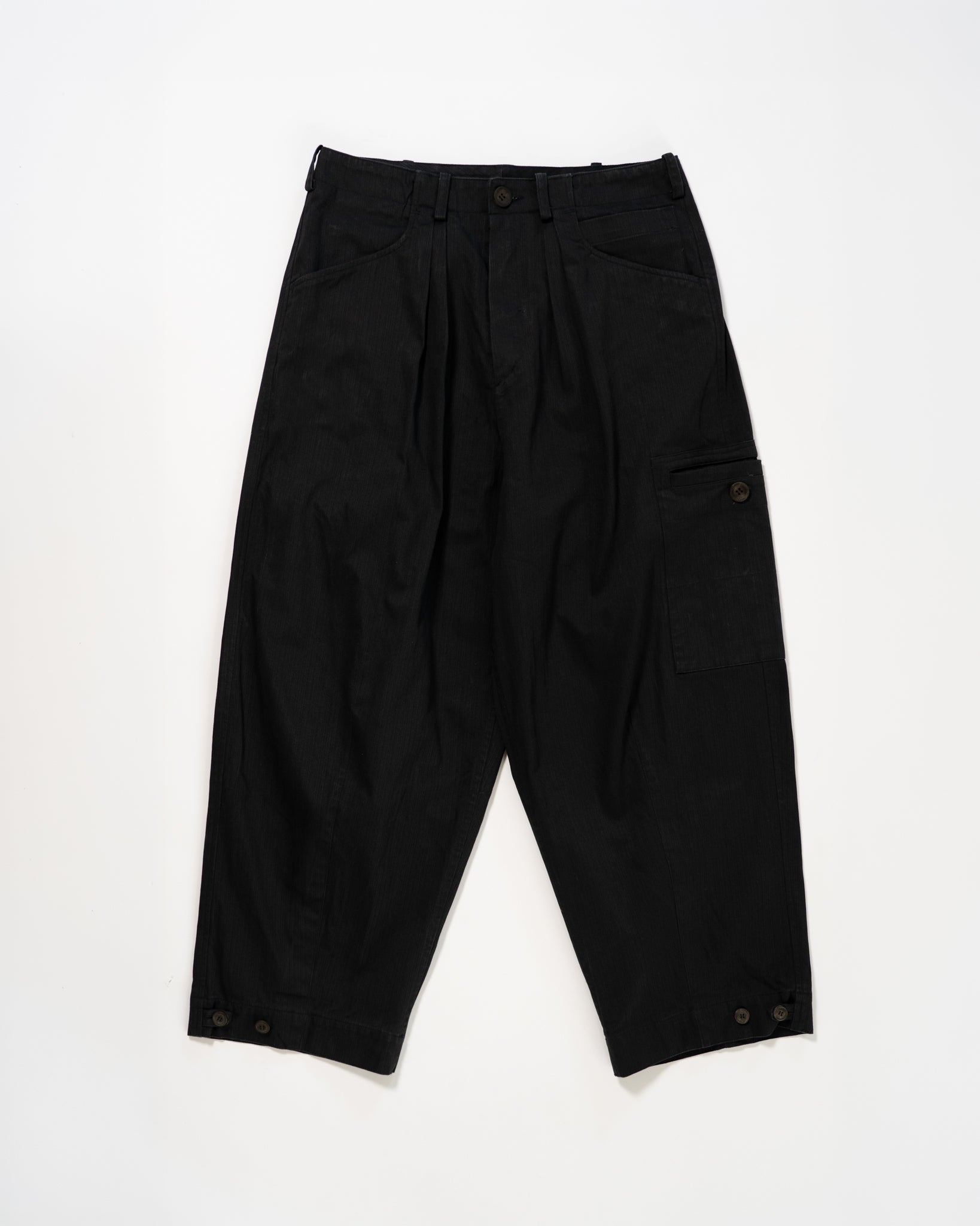 Cargo Trouser - Black Canvas