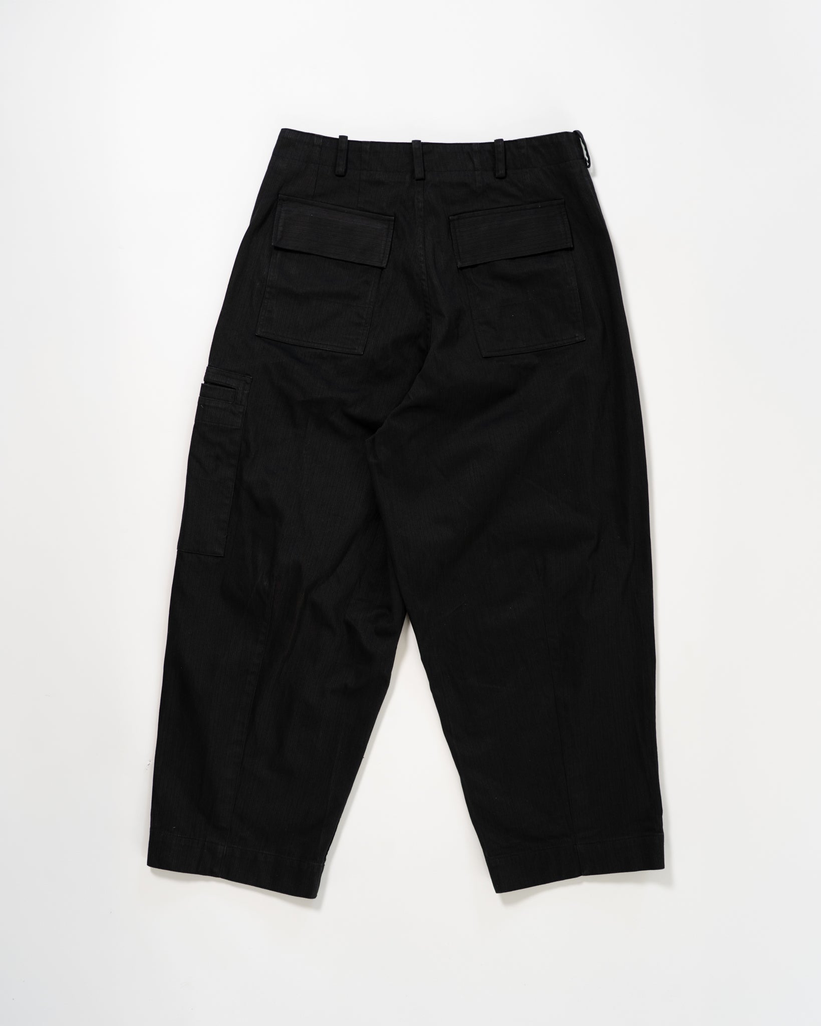 Cargo Trouser - Black Canvas
