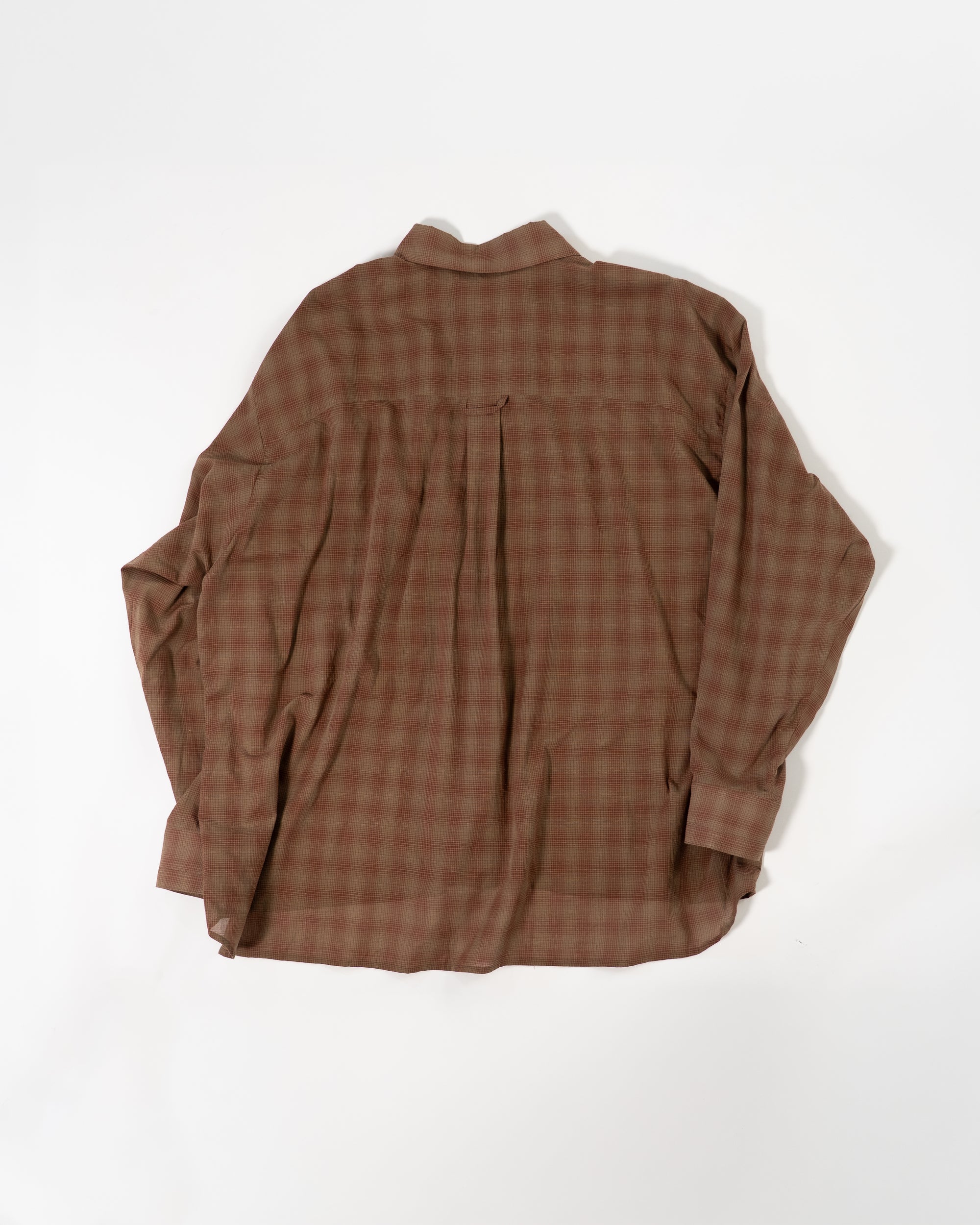 Classic Shirt - Brown Checked Shirting
