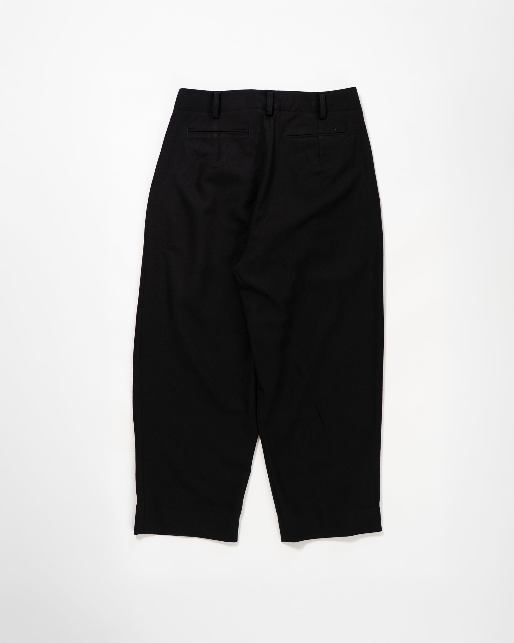 Triple Pleated Trouser - Cavalry Twill Pure Wool