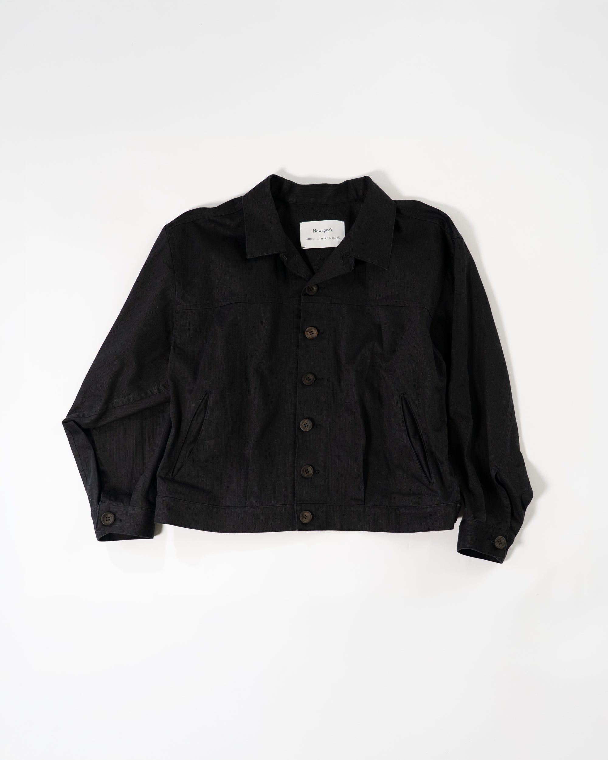 Worker Jacket - Black Canvas
