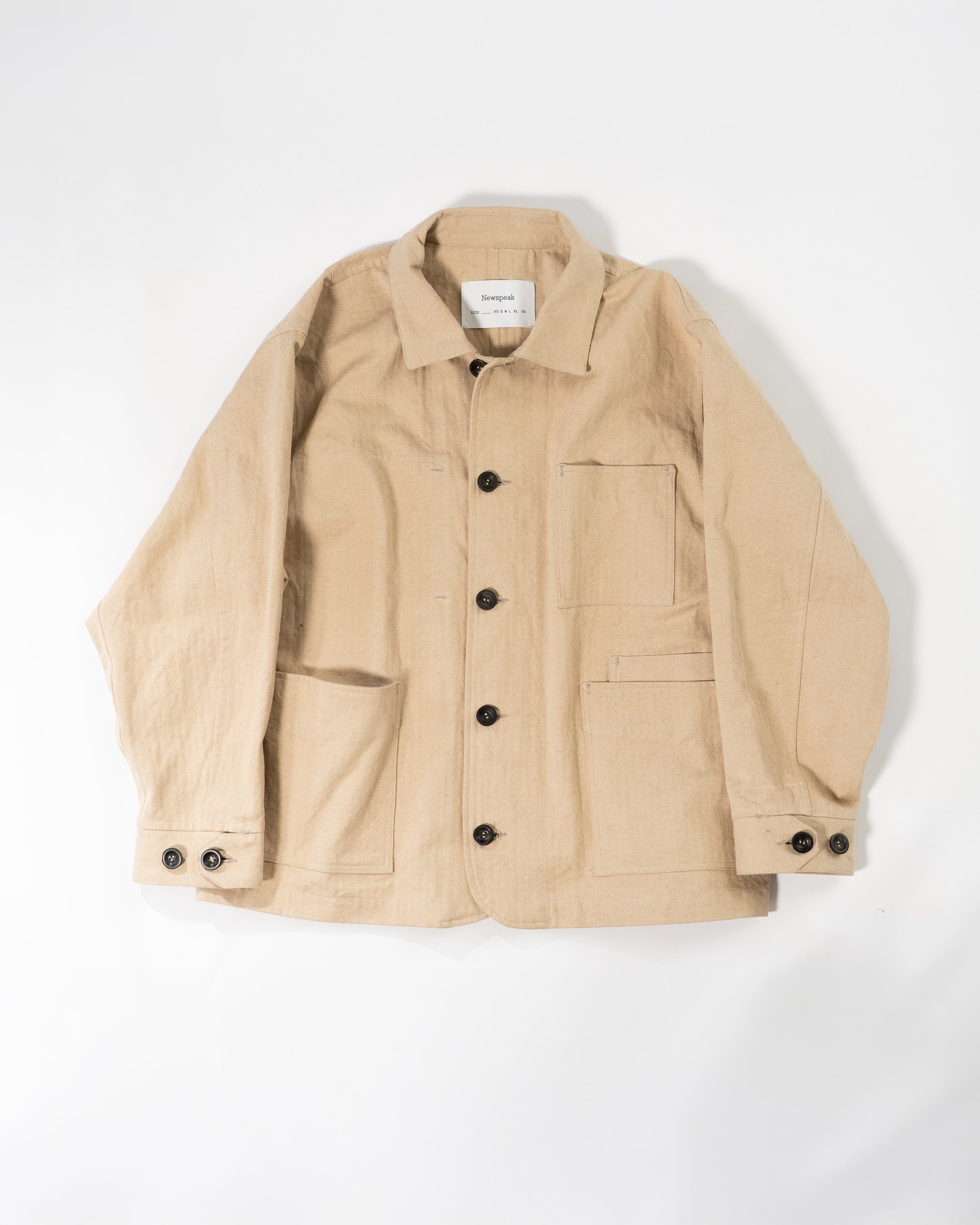 Chore jacket - Cotton Linen Herringbone