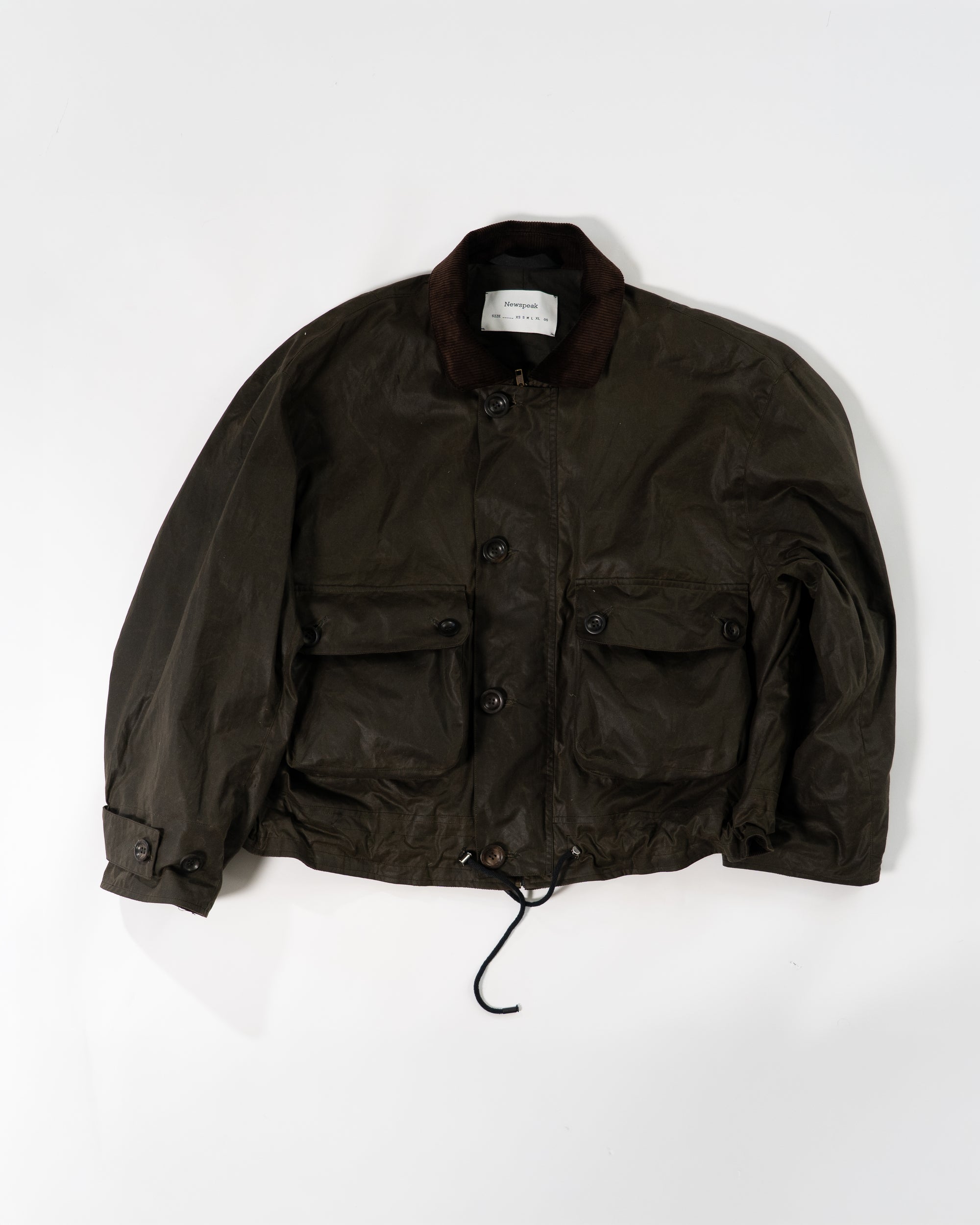 Utility Jacket - Green Waxed Cotton