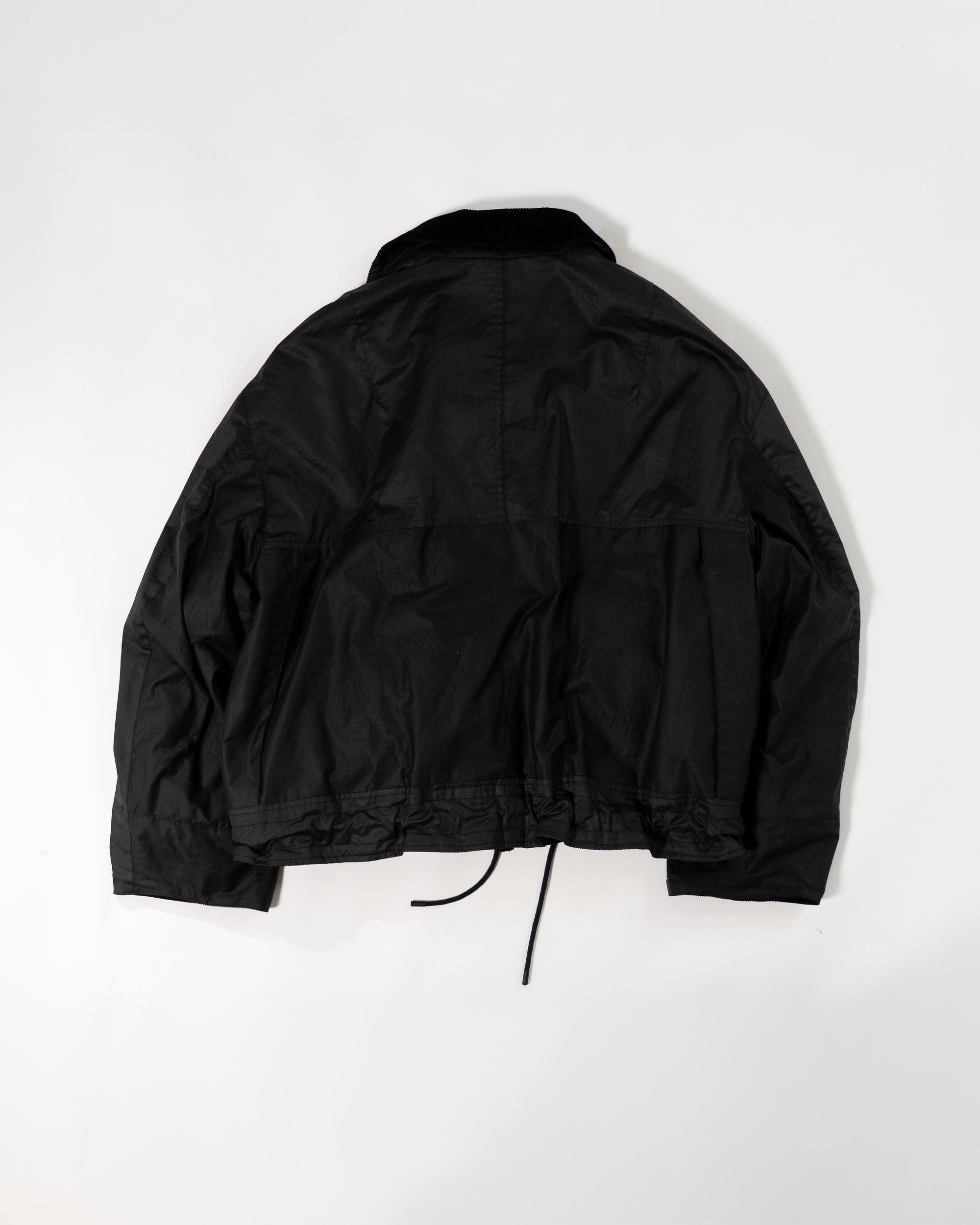 Utility Jacket - Black Waxed Cotton