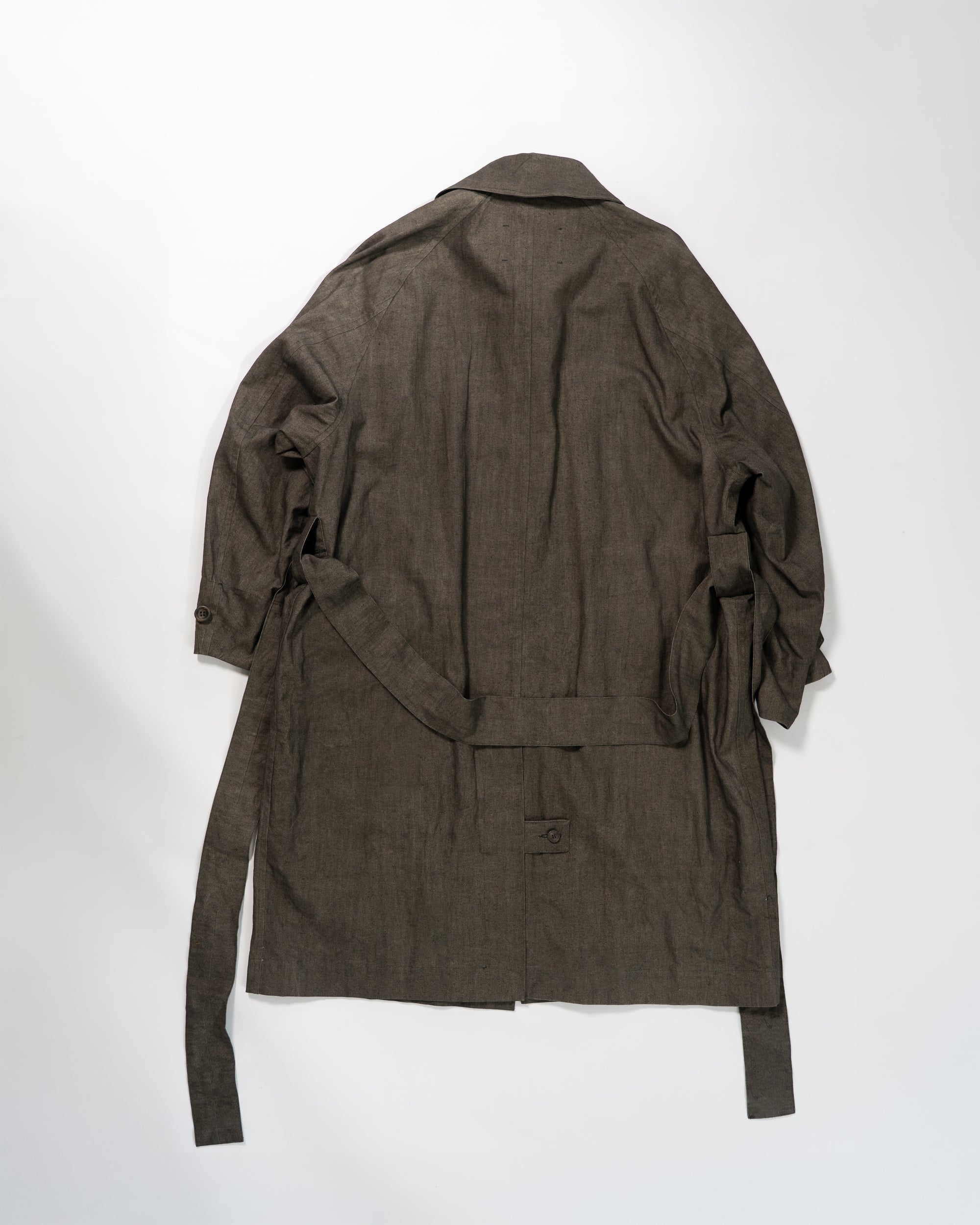 Raglan coat - Sumi Dye Canvas