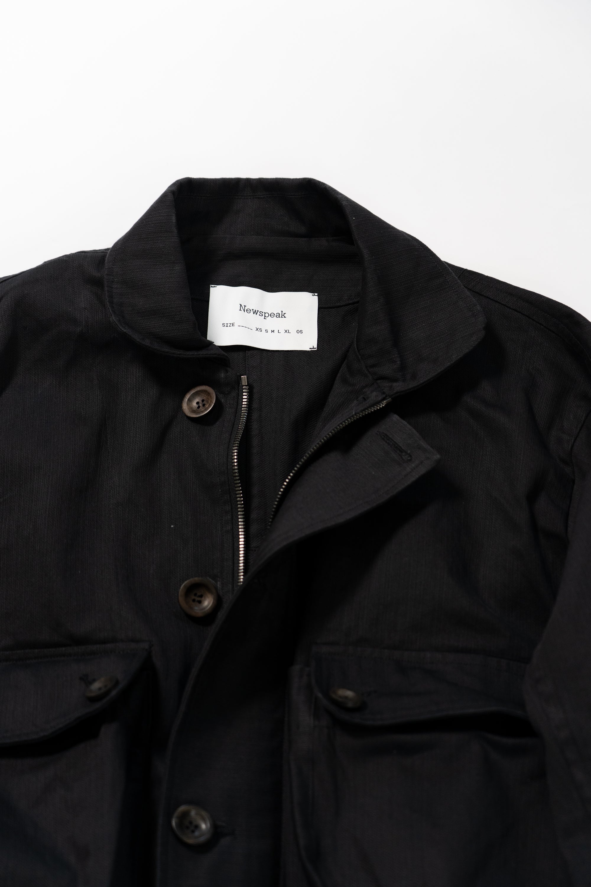Utility Jacket - Black Canvas