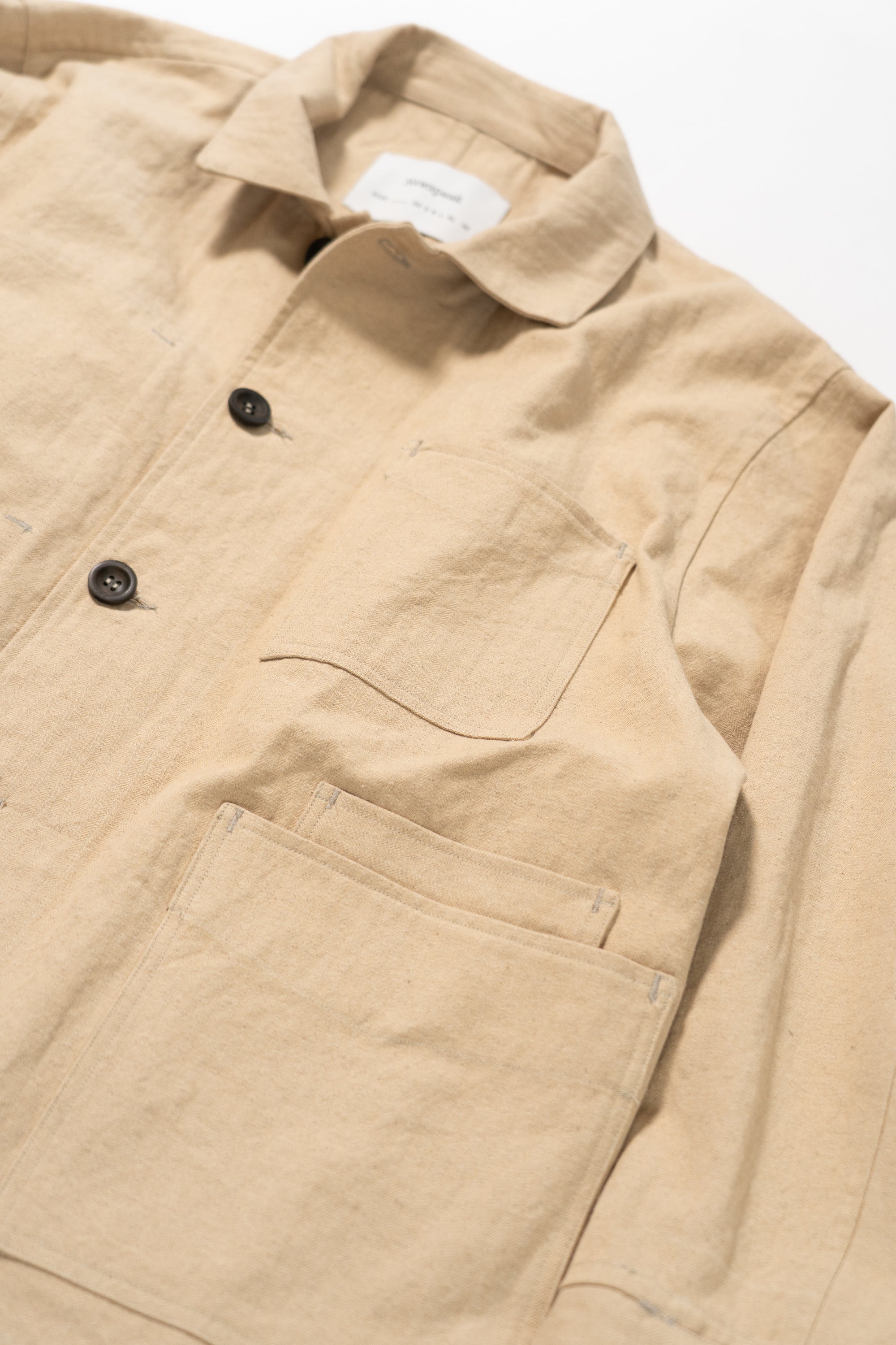 Chore jacket - Cotton Linen Herringbone