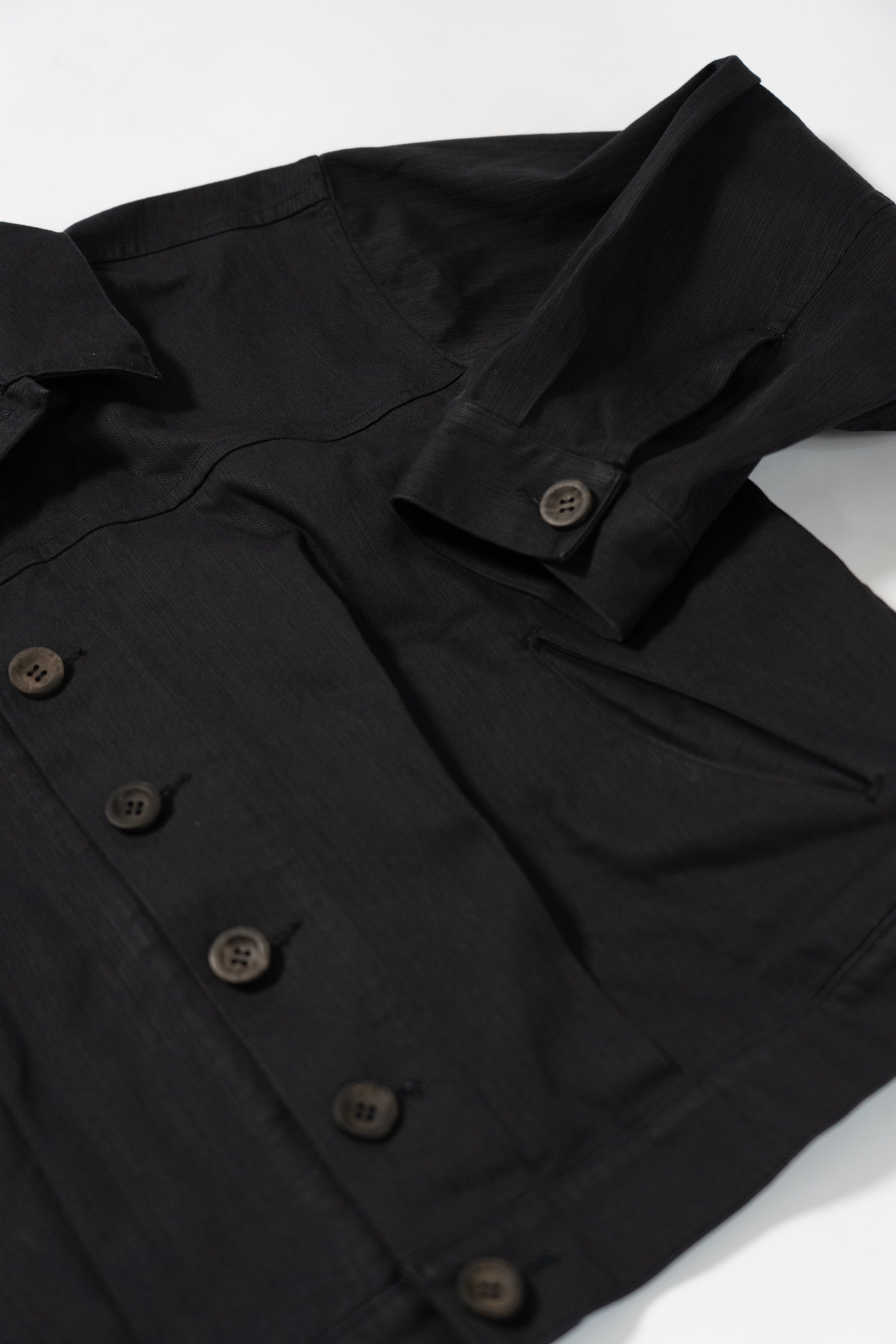 Worker Jacket - Black Canvas