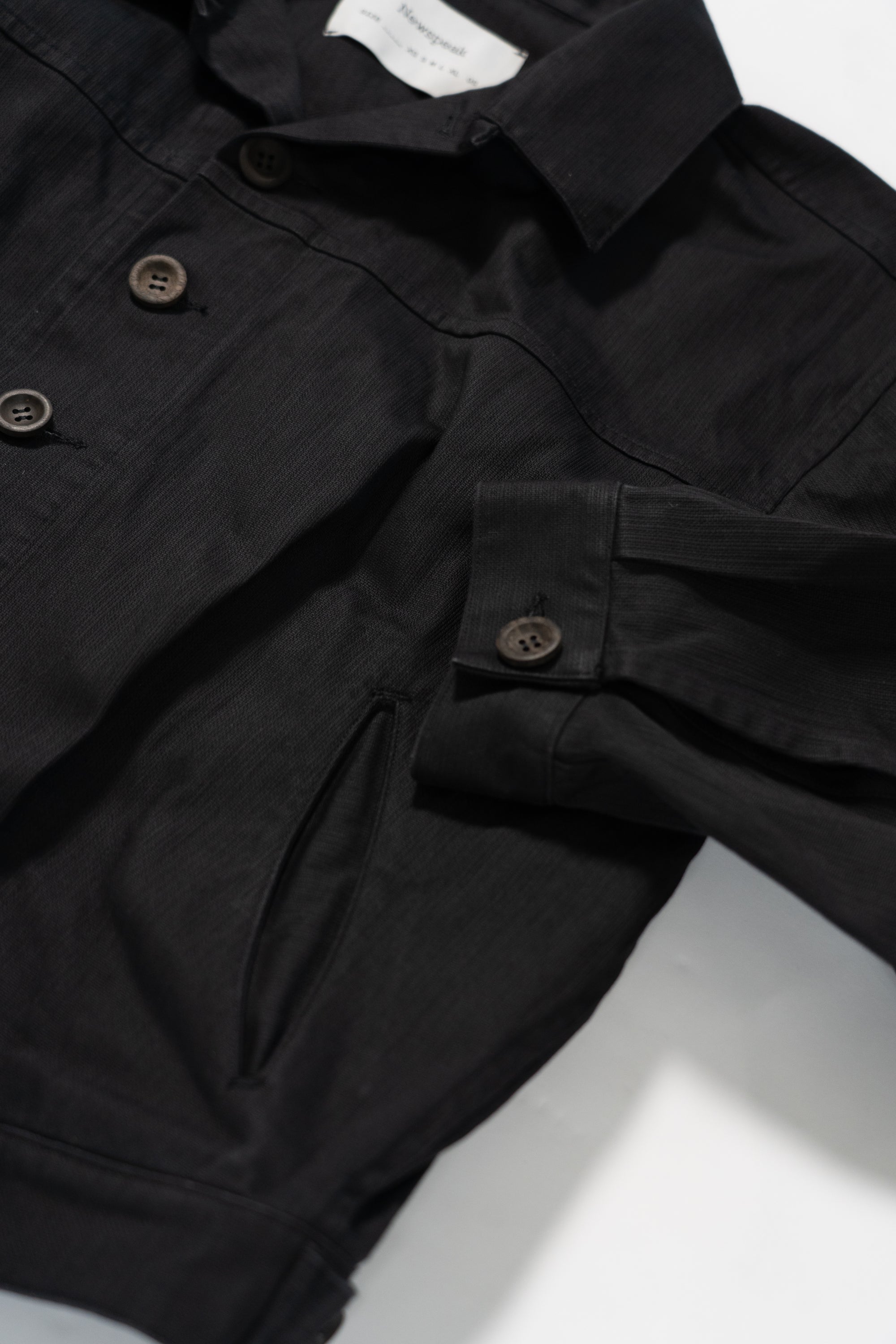 Worker Jacket - Black Canvas