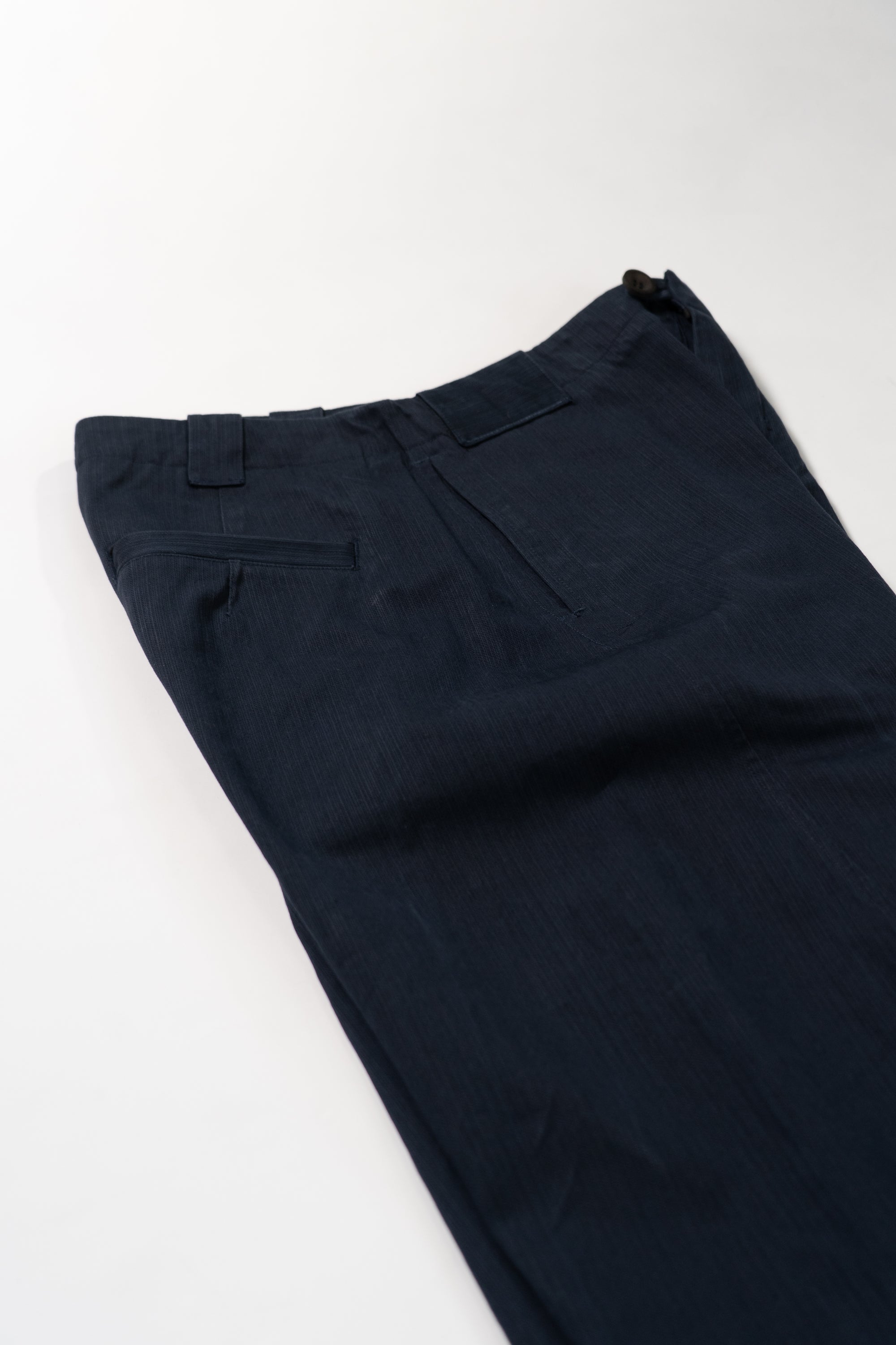 Worker Trouser - Blue Cotton Canvas