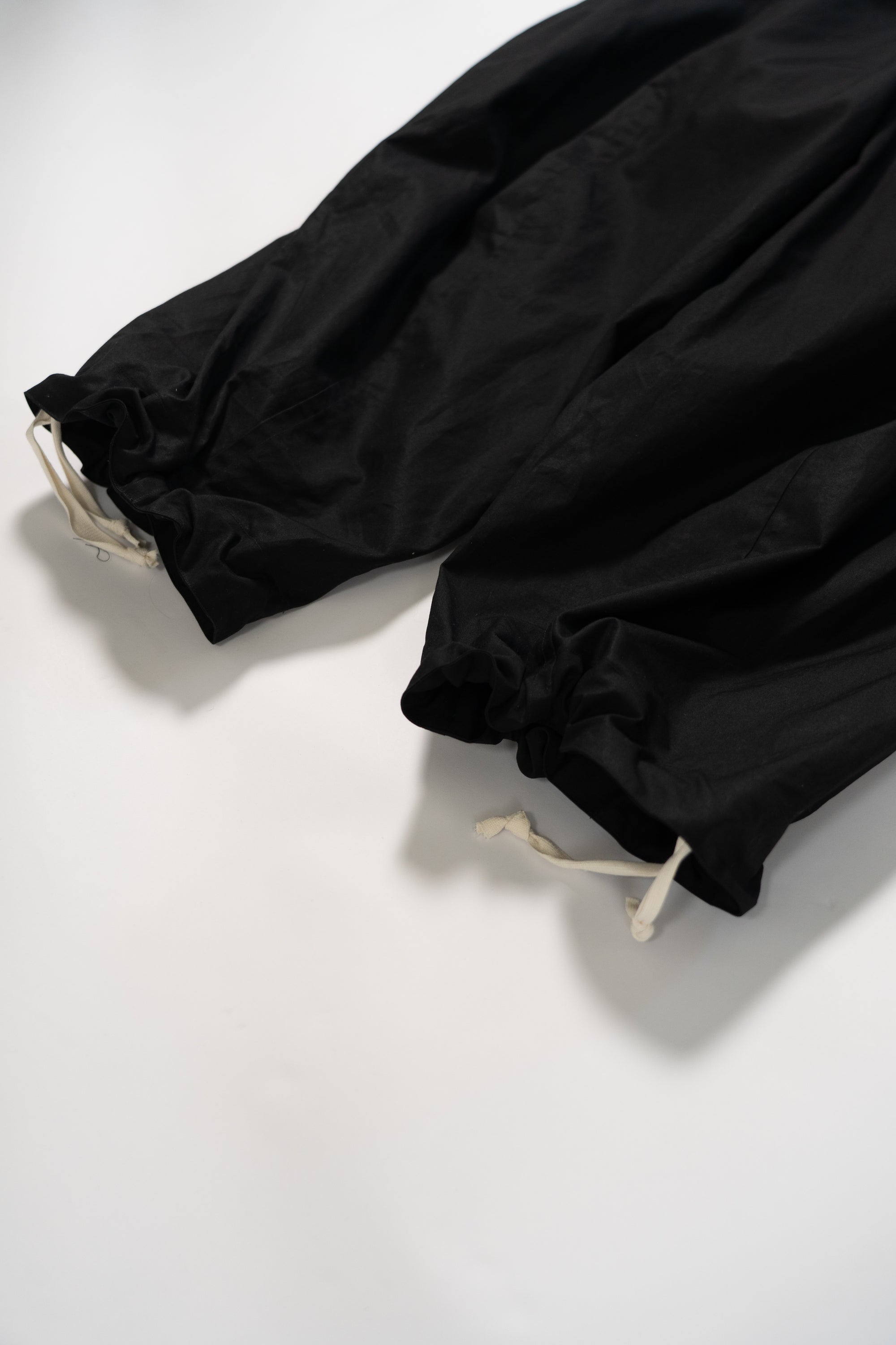 Balloon trouser - Black Cotton
