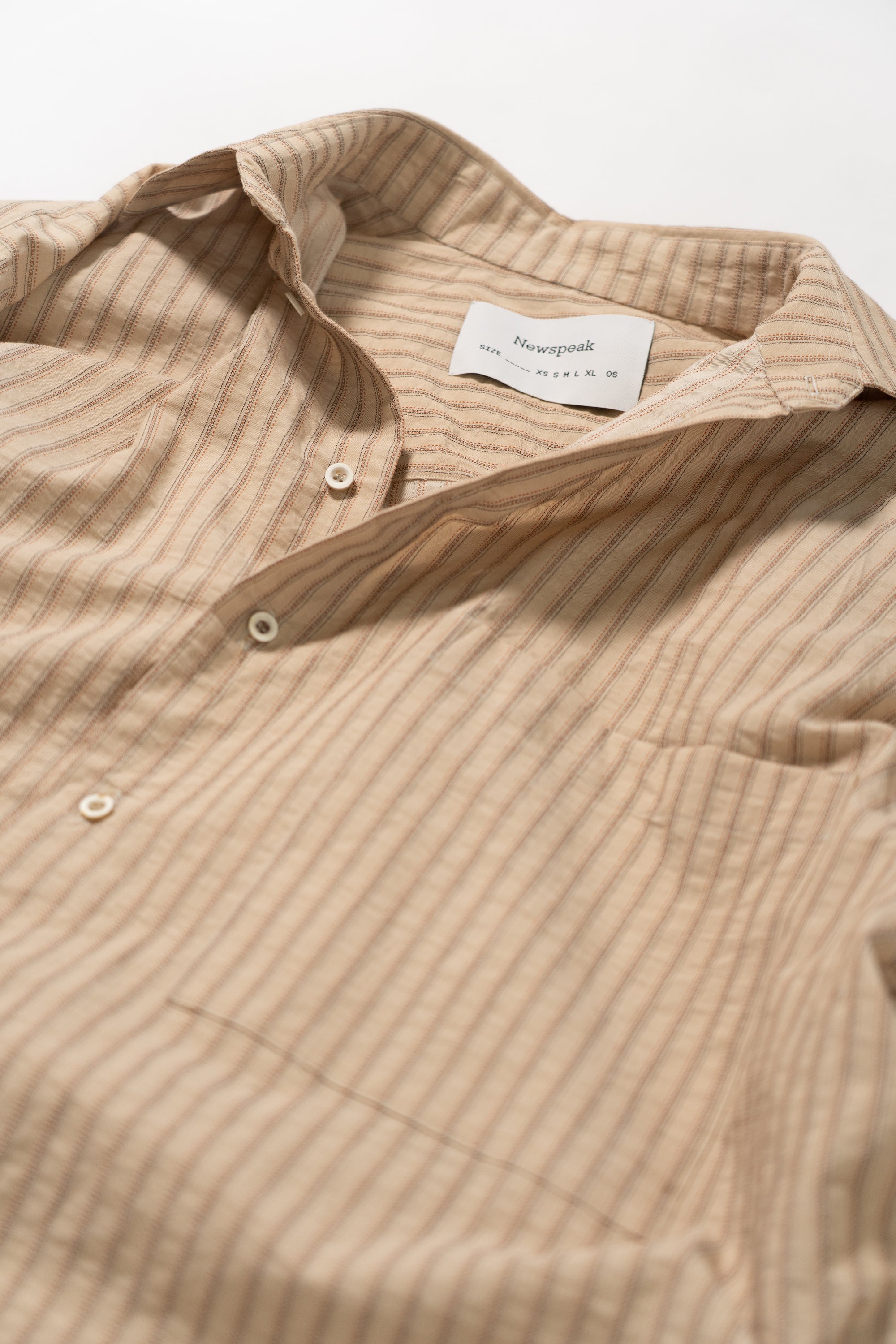 Classic Shirt - Brown Stripe Shirting