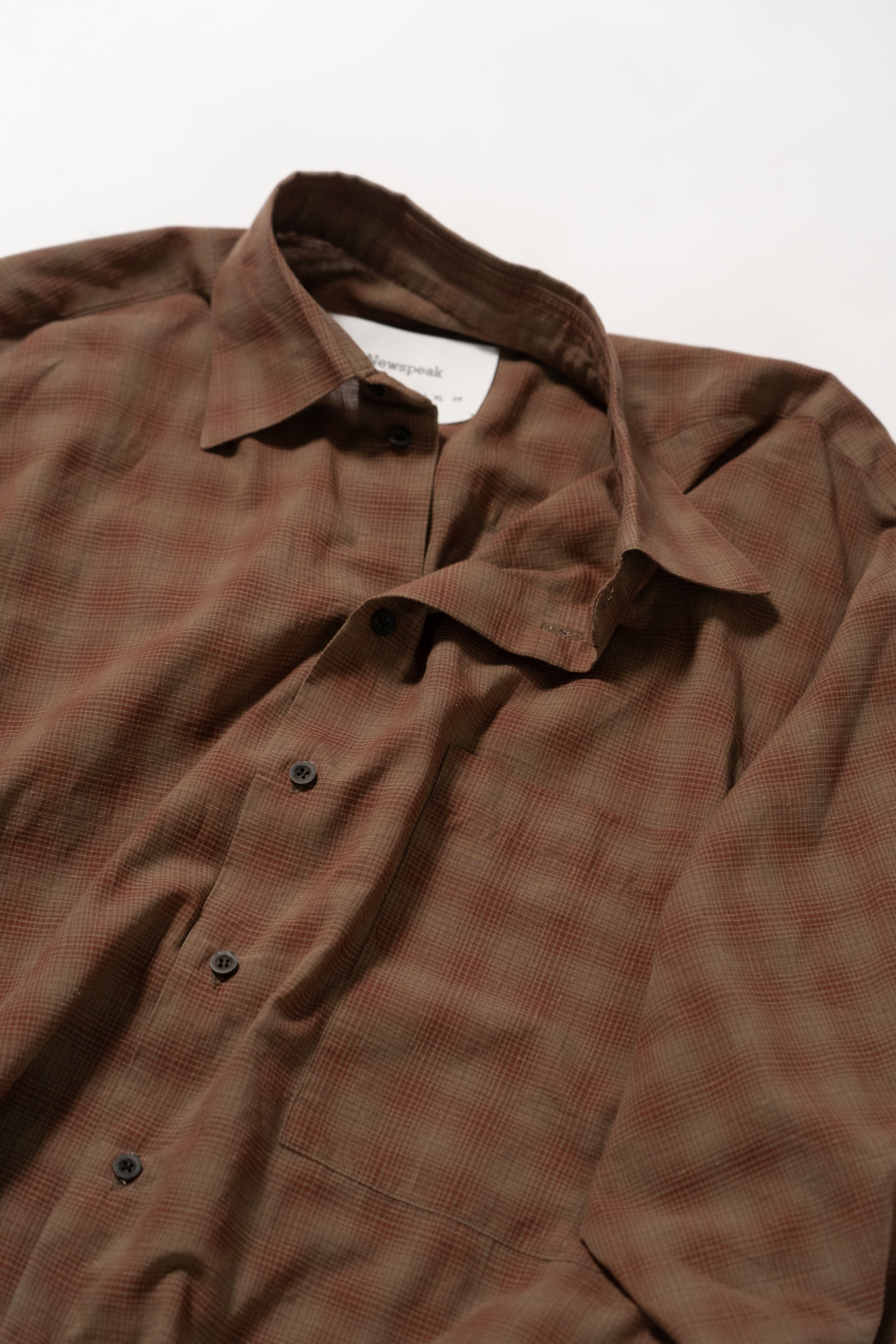 Classic Shirt - Brown Checked Shirting