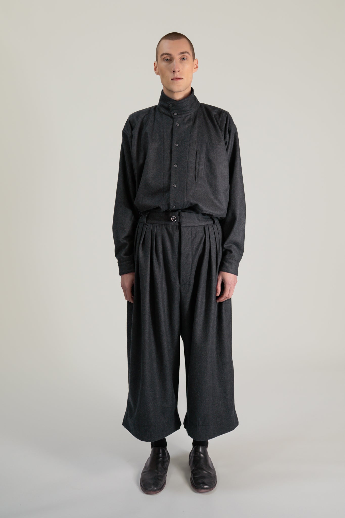 Volendam trouser - Oxbridge 120's flannel wool