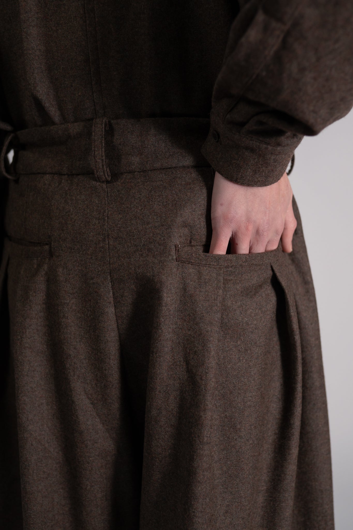 Volendam trouser - Oxbridge 120's flannel wool (Copy)