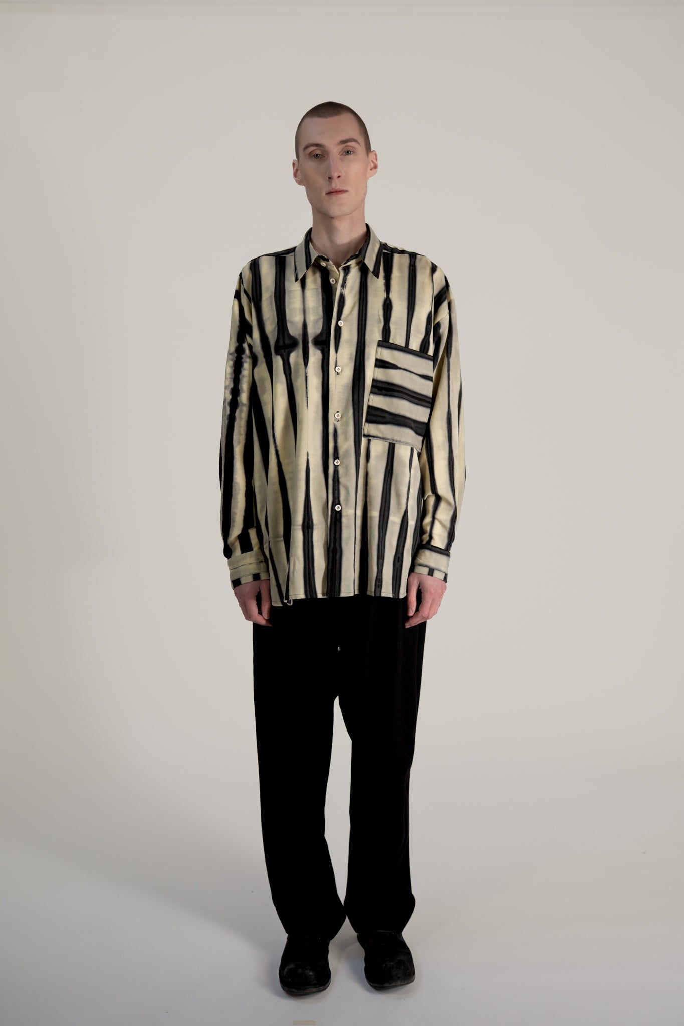 classic shirt - 100's hand dyed wool