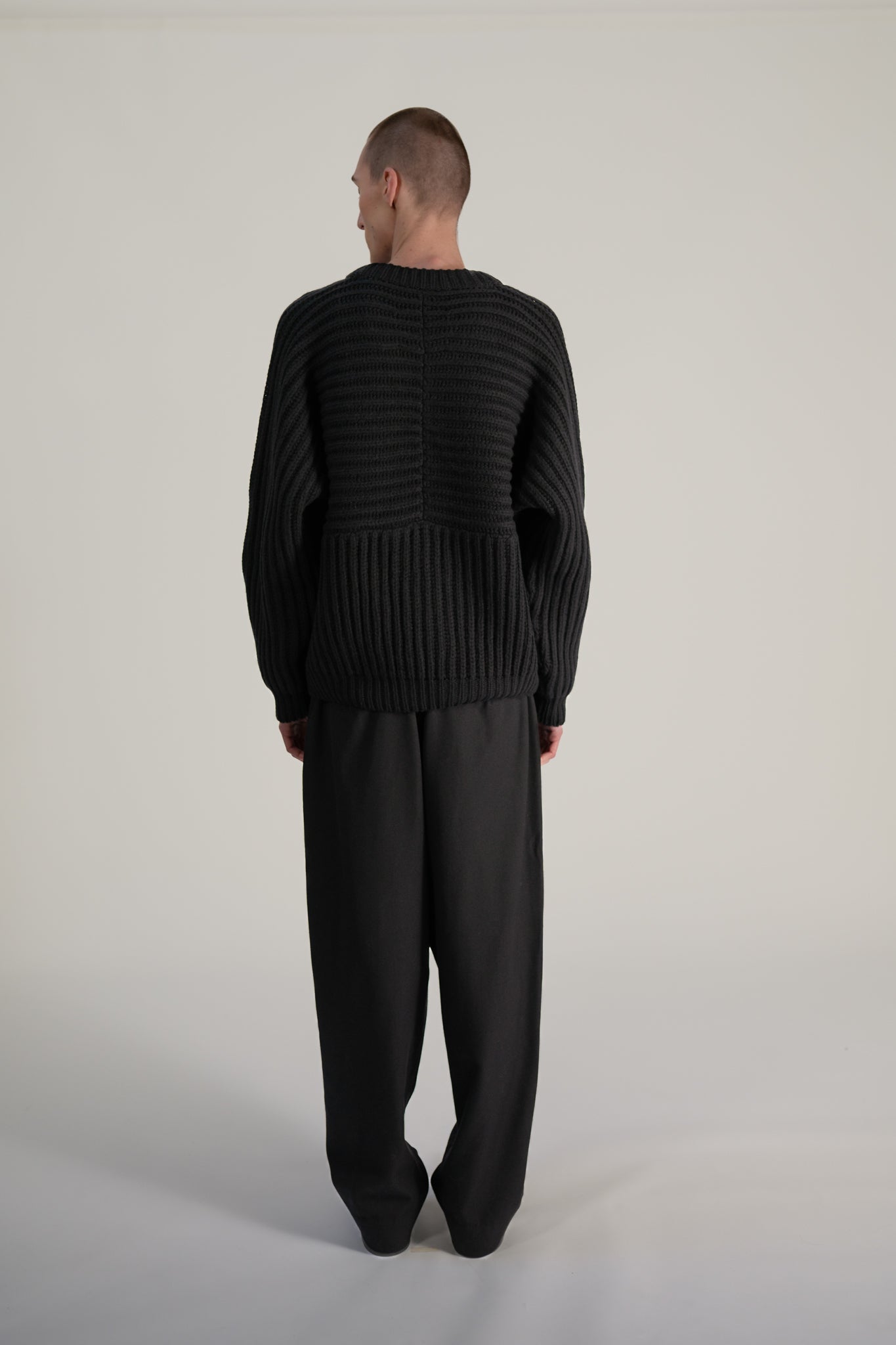 heavy fisherman crewneck - Extra fine merino wool