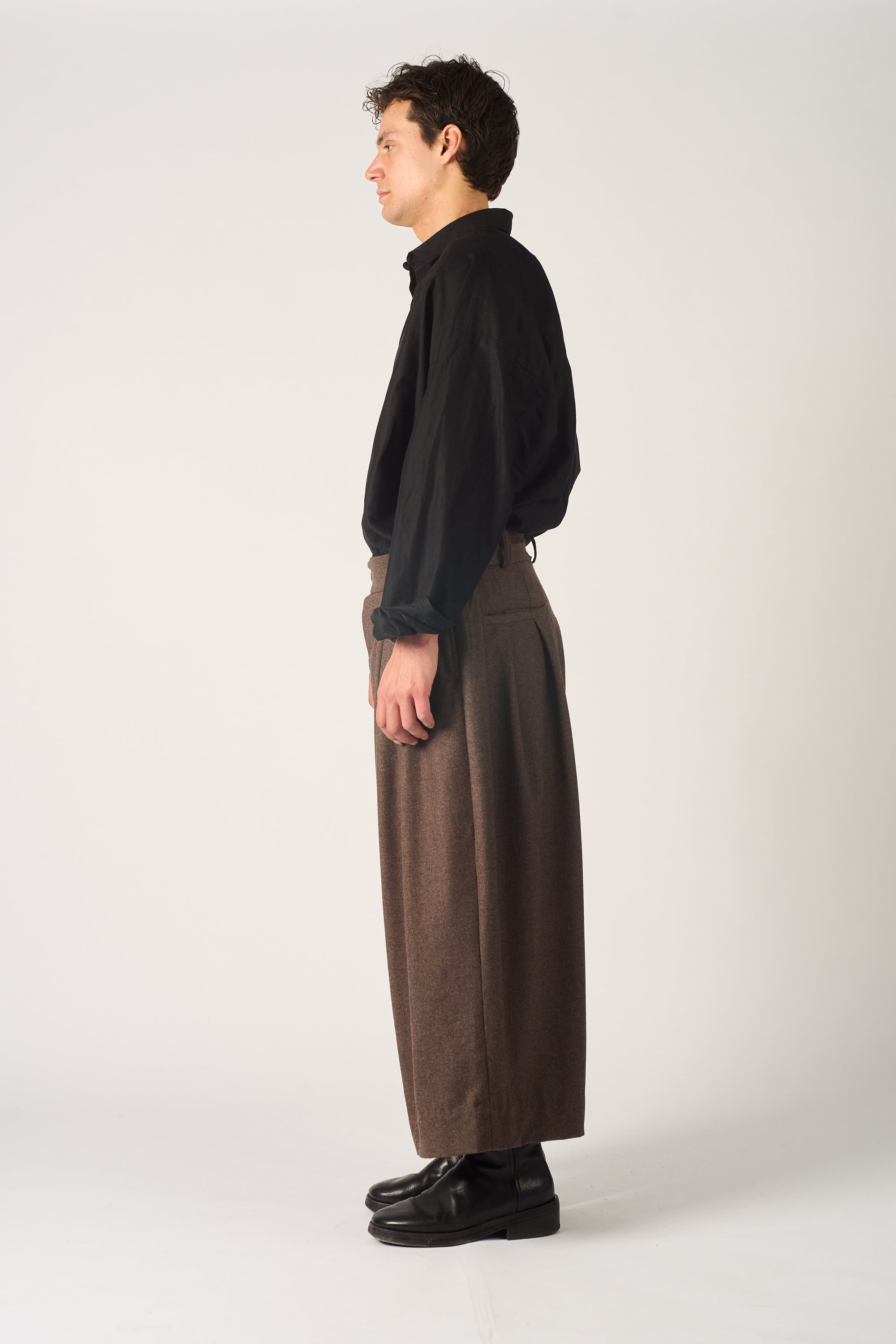 Volendam trouser - Oxbridge 120's flannel wool (Copy)