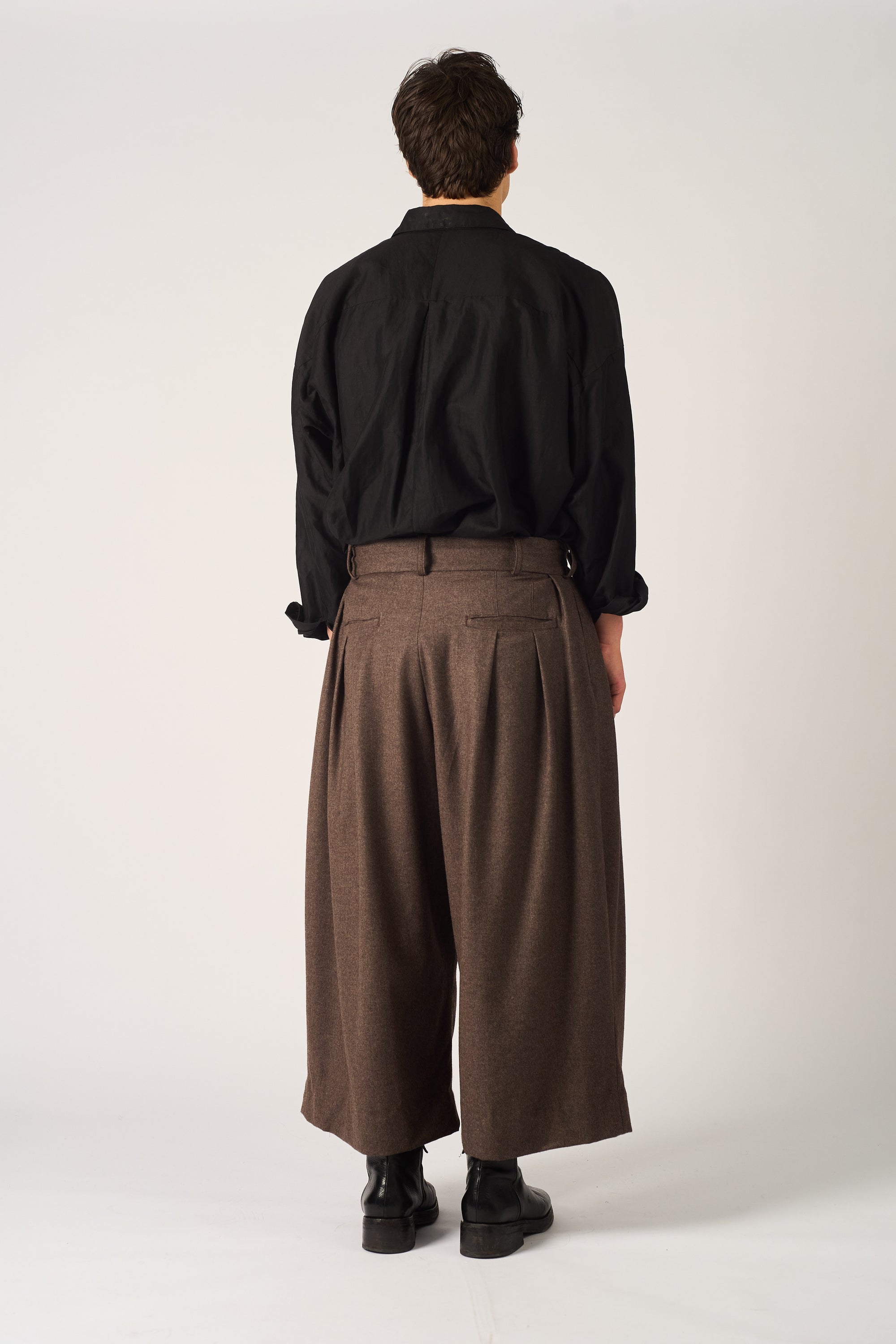 Volendam trouser - Oxbridge 120's flannel wool (Copy)