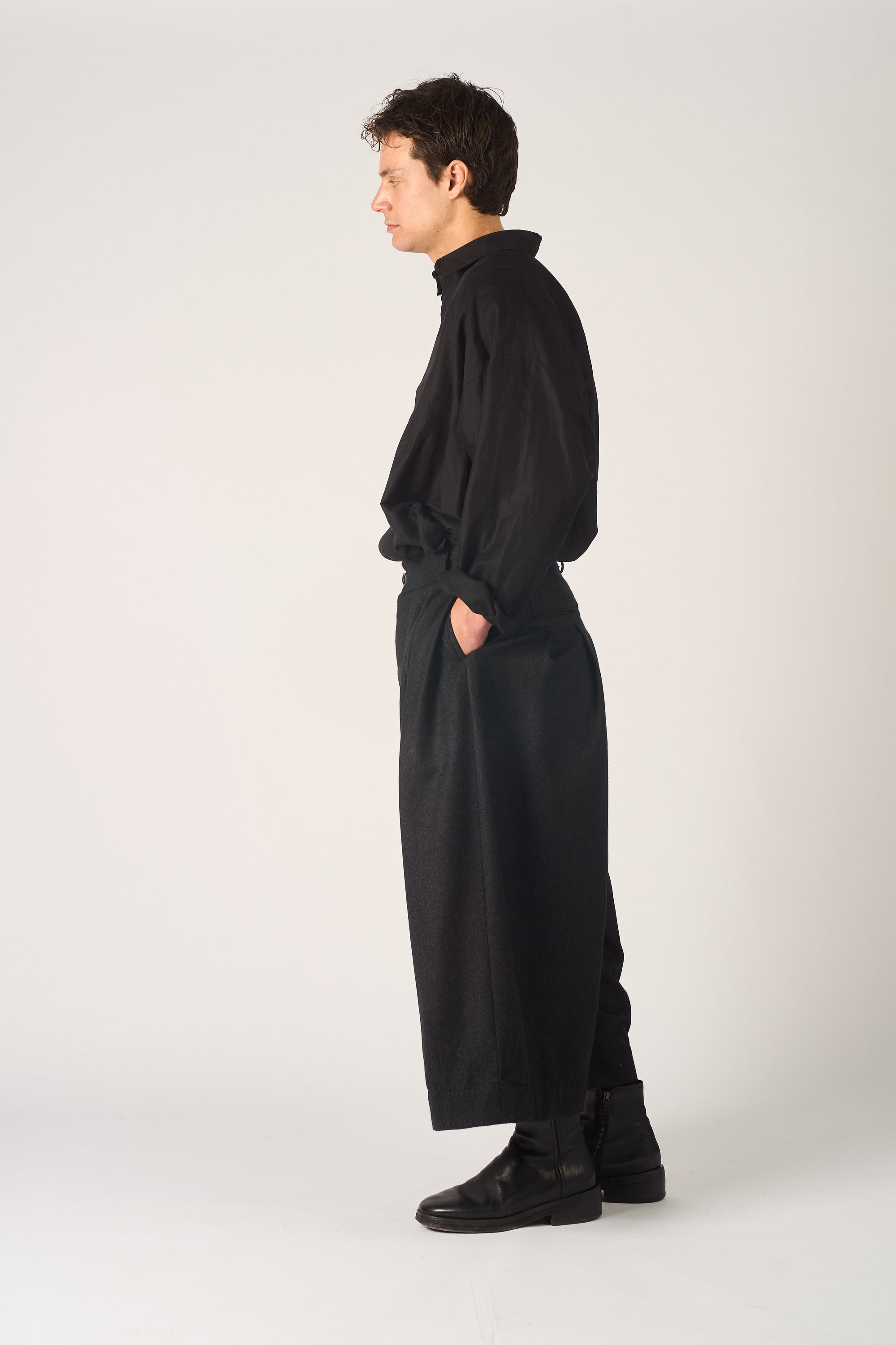 Volendam trouser - Oxbridge 120's flannel wool
