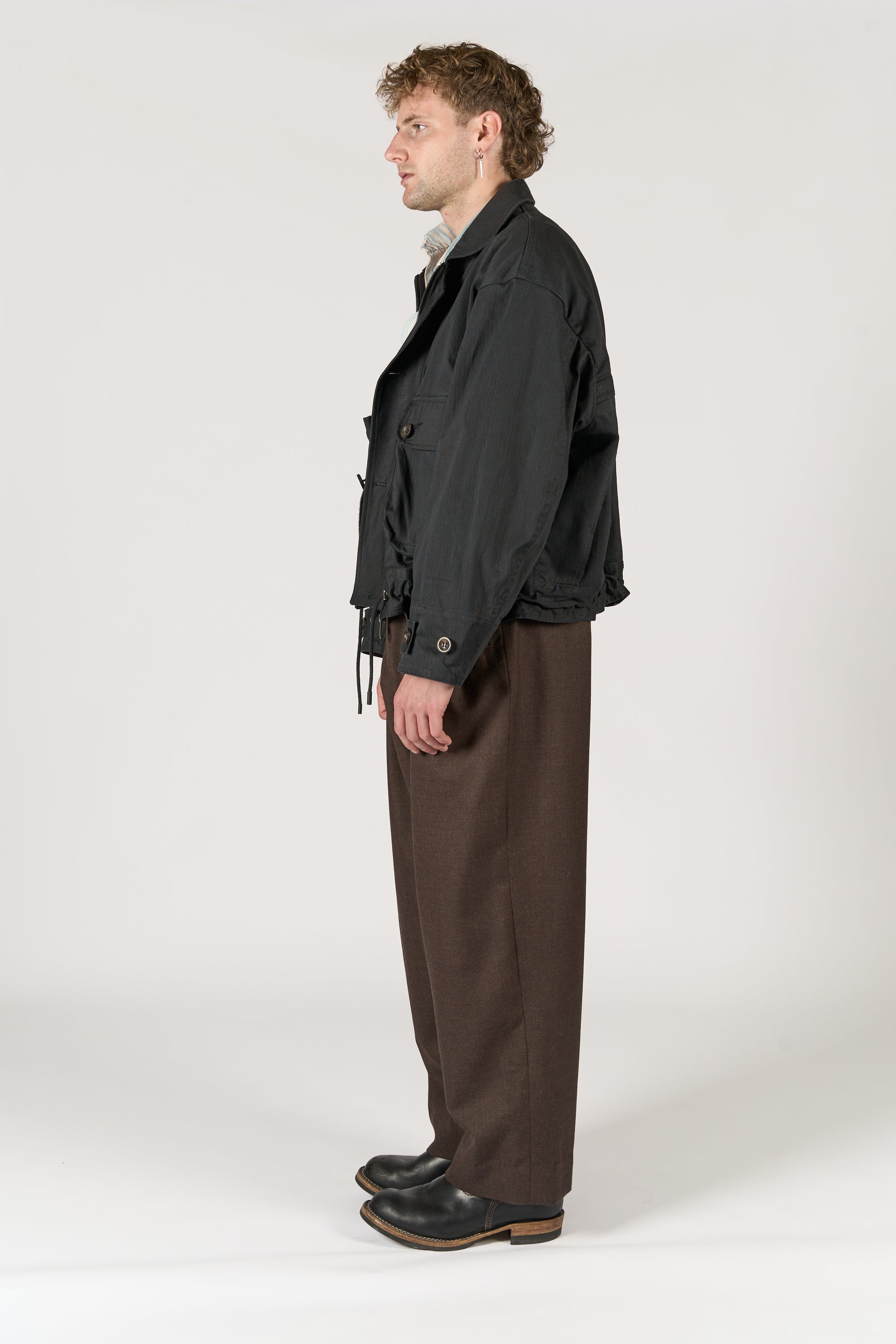 Utility Jacket - Black Canvas