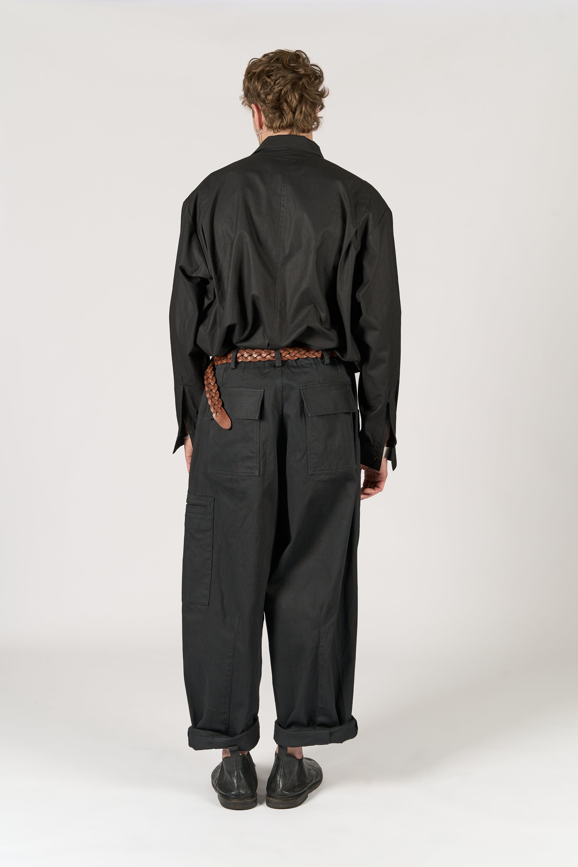 Cargo Trouser - Black Canvas