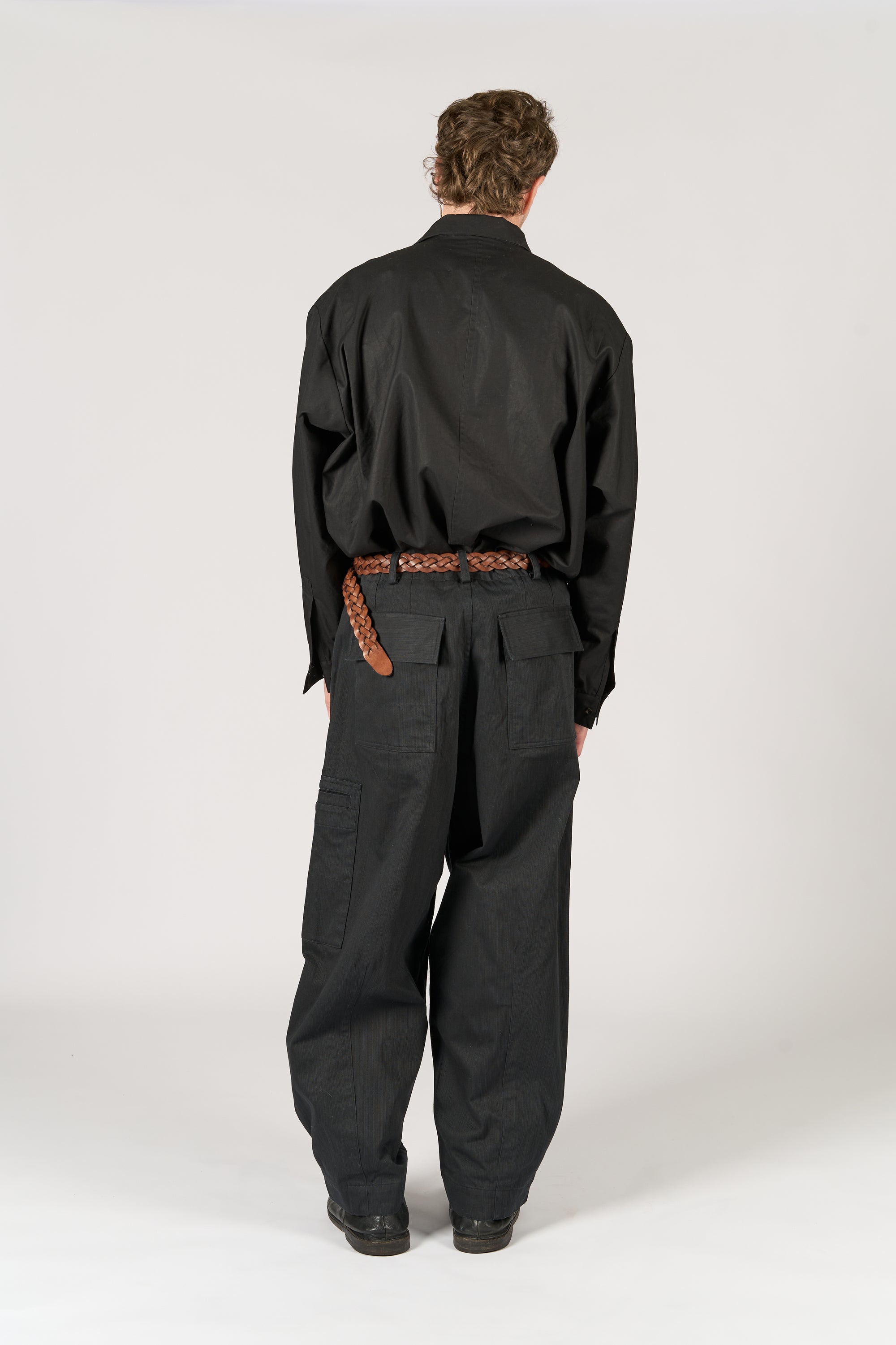 Cargo Trouser - Black Canvas