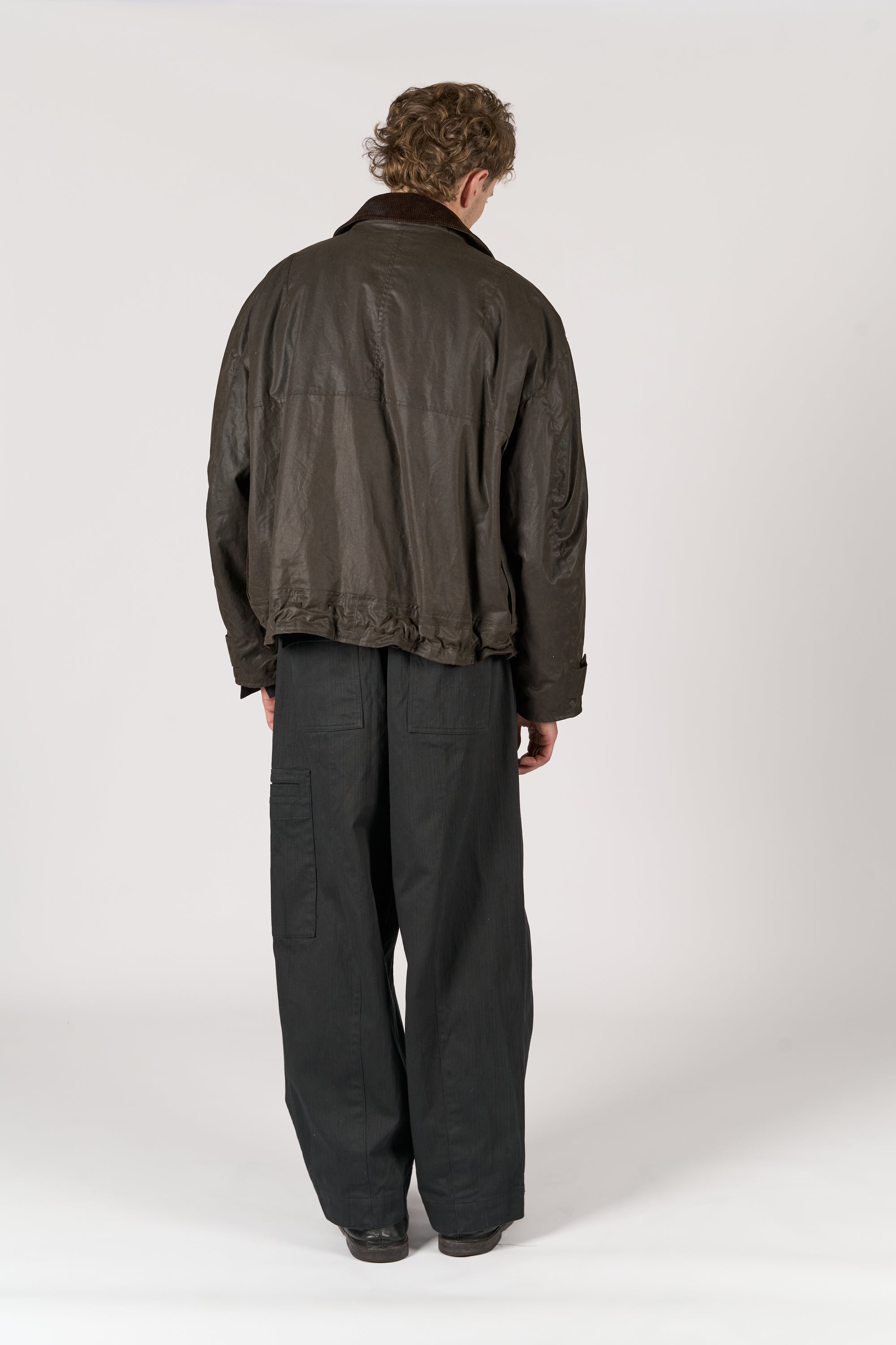 Utility Jacket - Green Waxed Cotton