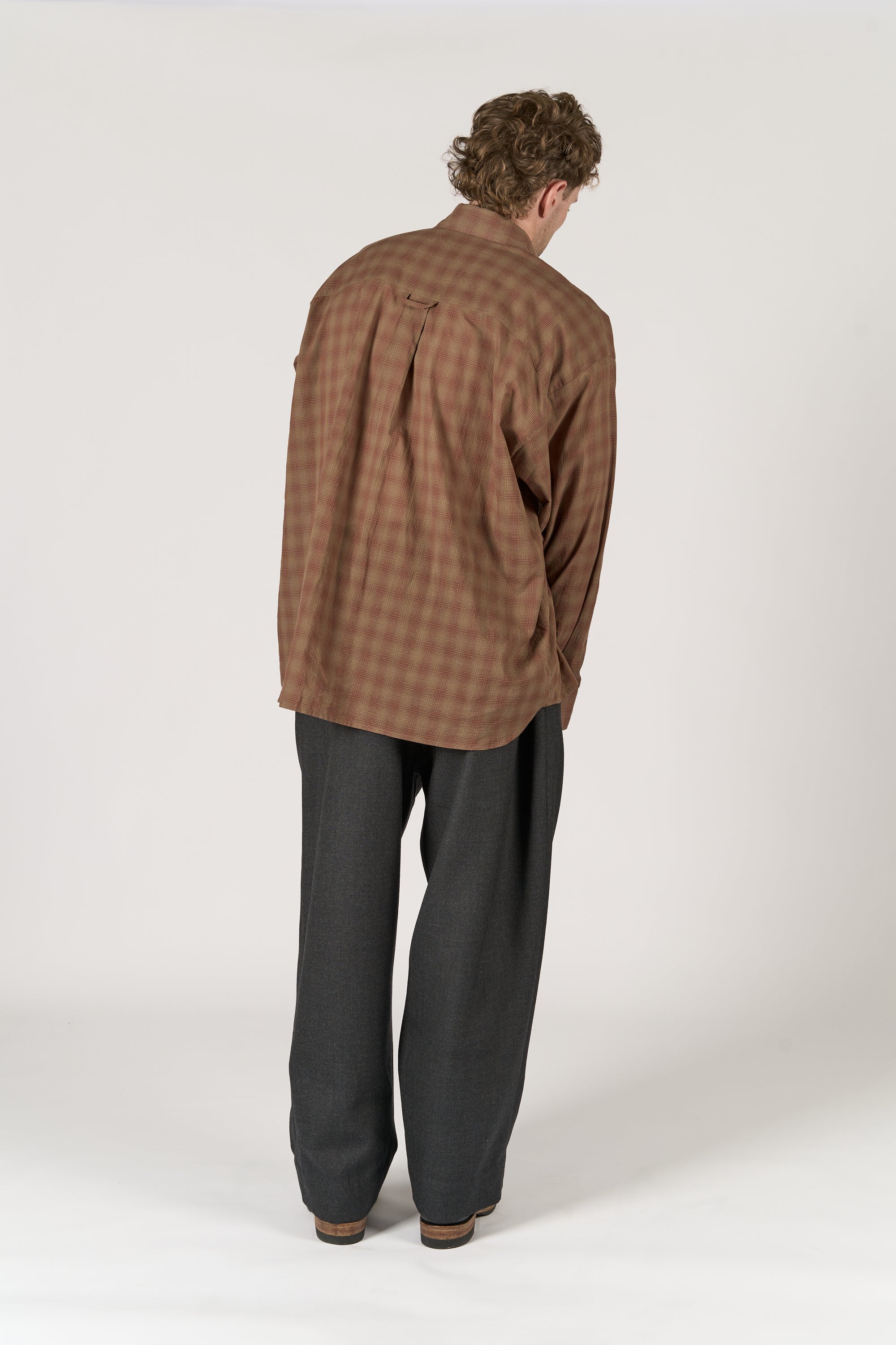 Classic Shirt - Brown Checked Shirting