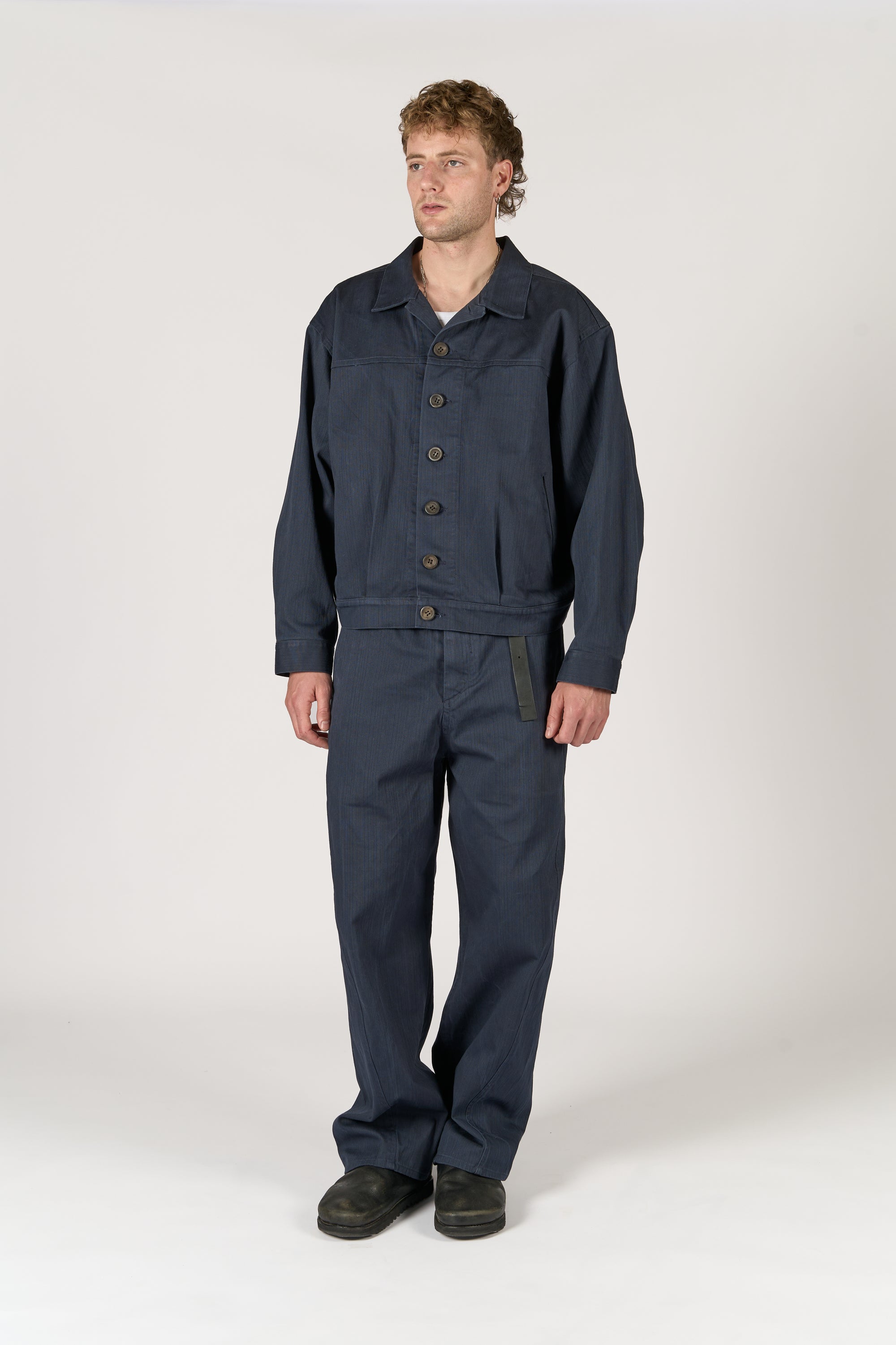 Worker Jacket - Blue Canvas